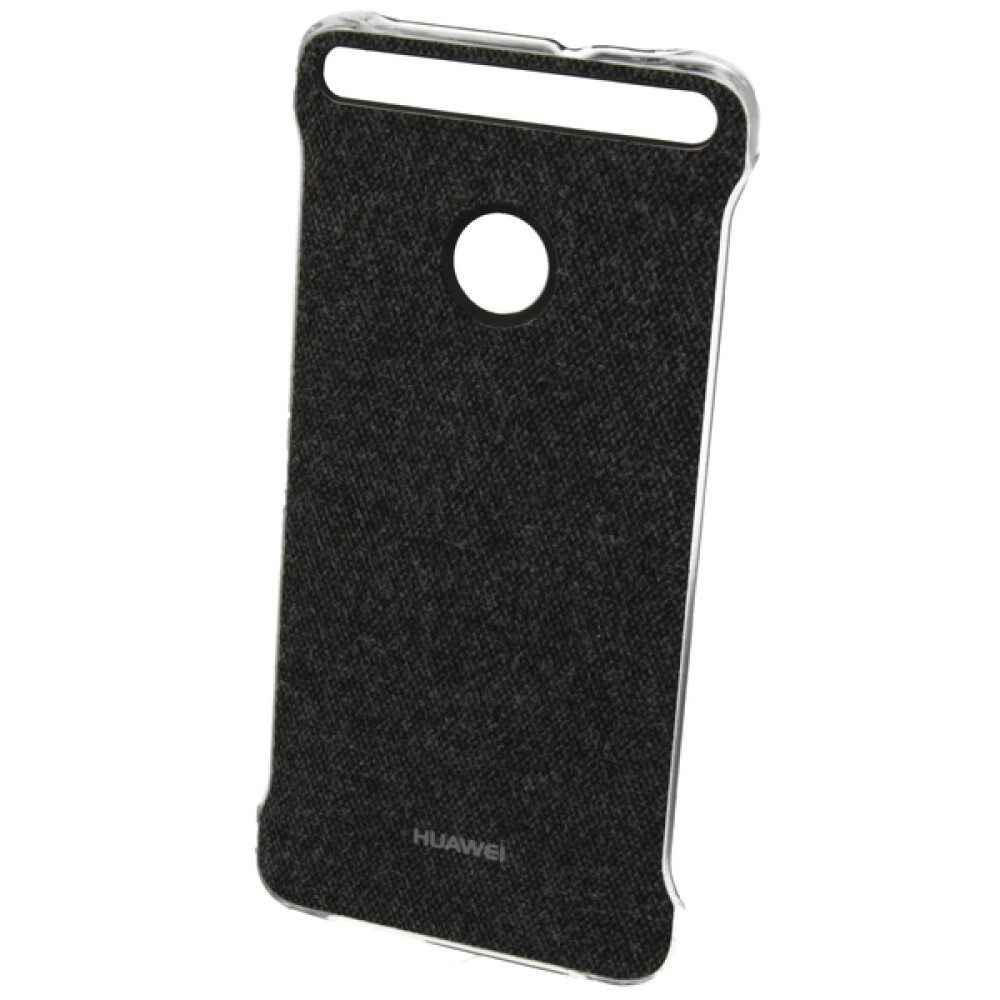 Huawei Handytasche Original Ledertasche Handyhülle für Huawei Nova Grau 51991761 (Bumper)