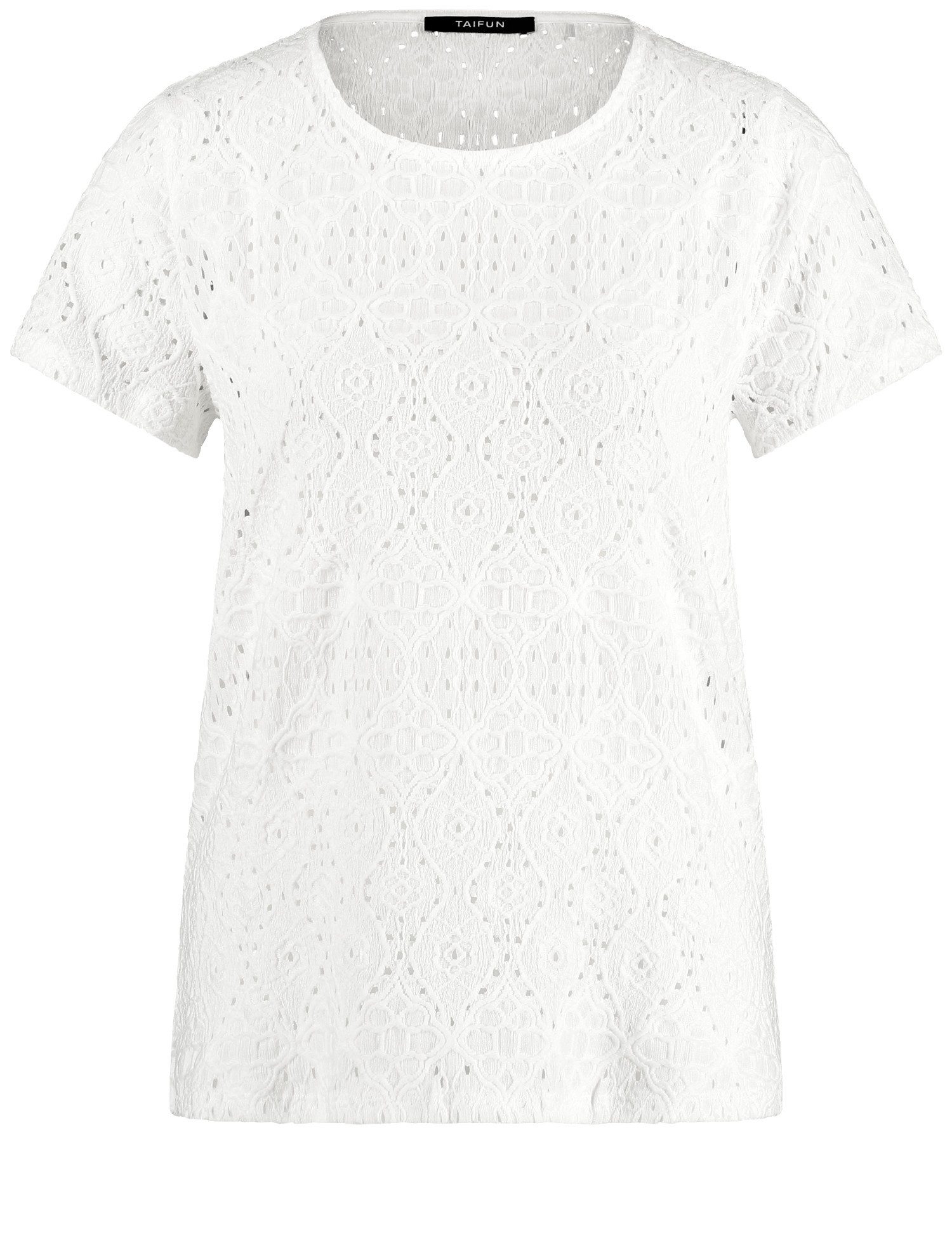 Taifun T-Shirt – sommerliches T-Shirt mit feinem Lochmuster