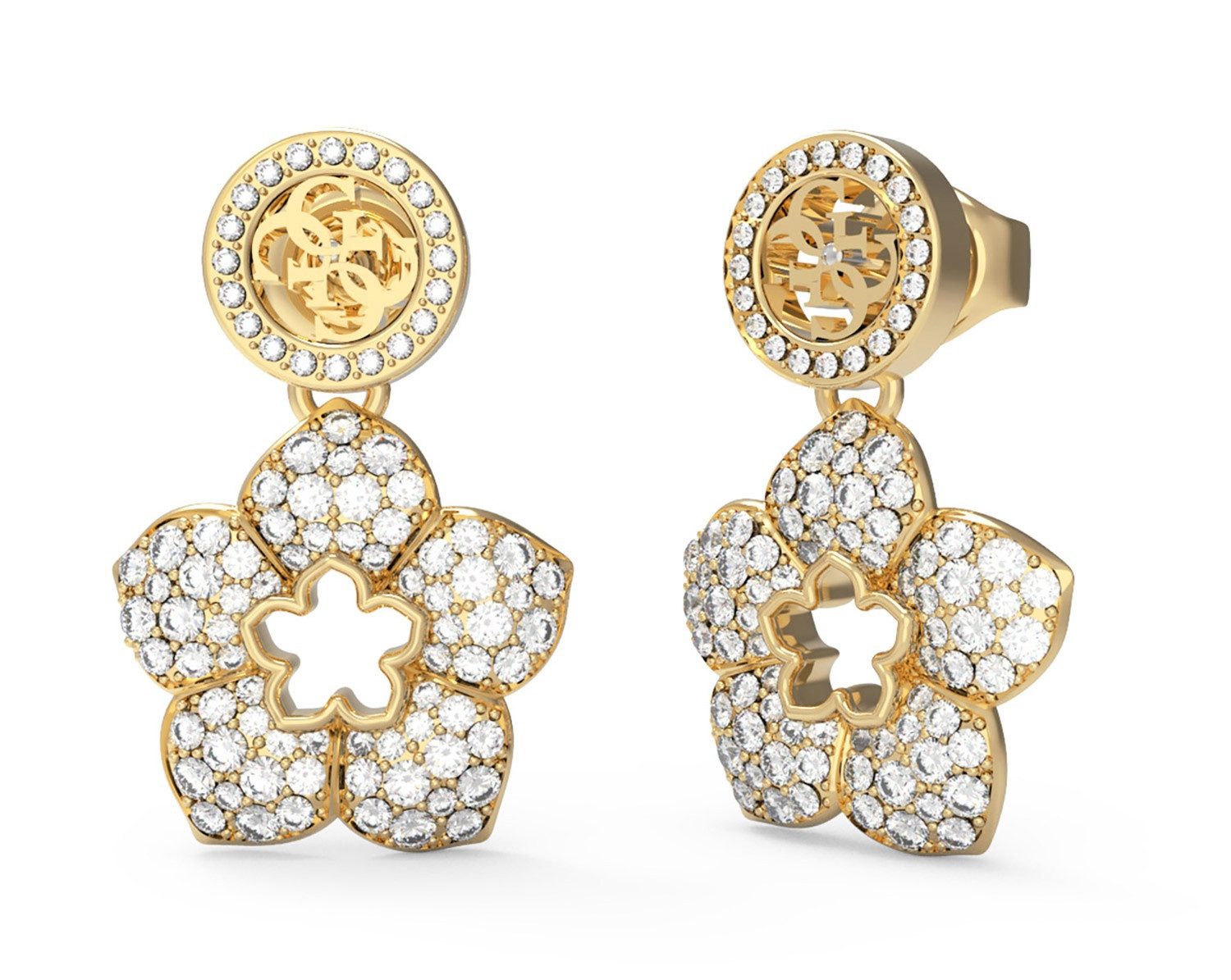 Guess Paar Серьги Damen-4G n Goldfarben
