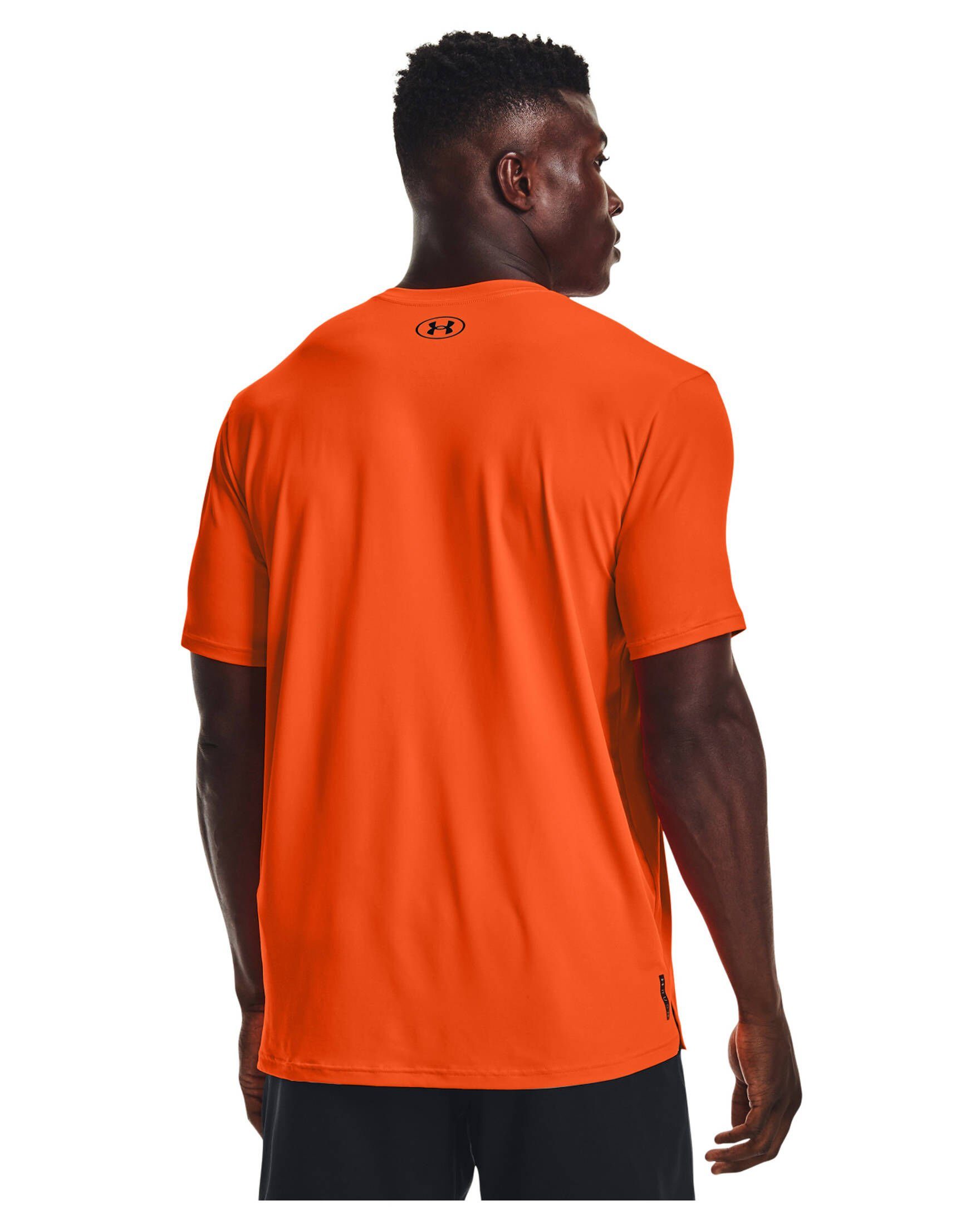 (506) Herren mandarine Armour® (1-tlg) ENERGY Under Trainingsshirt Trainingsshirt RUSH UA orange