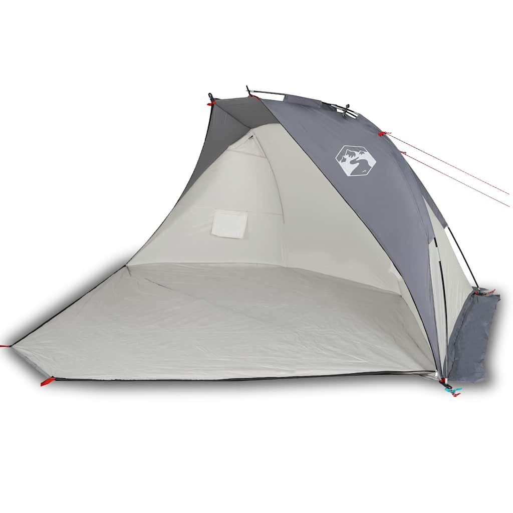 vidaXL Kuppelzelt Strandzelt Grau 268x223x125 cm günstig online kaufen