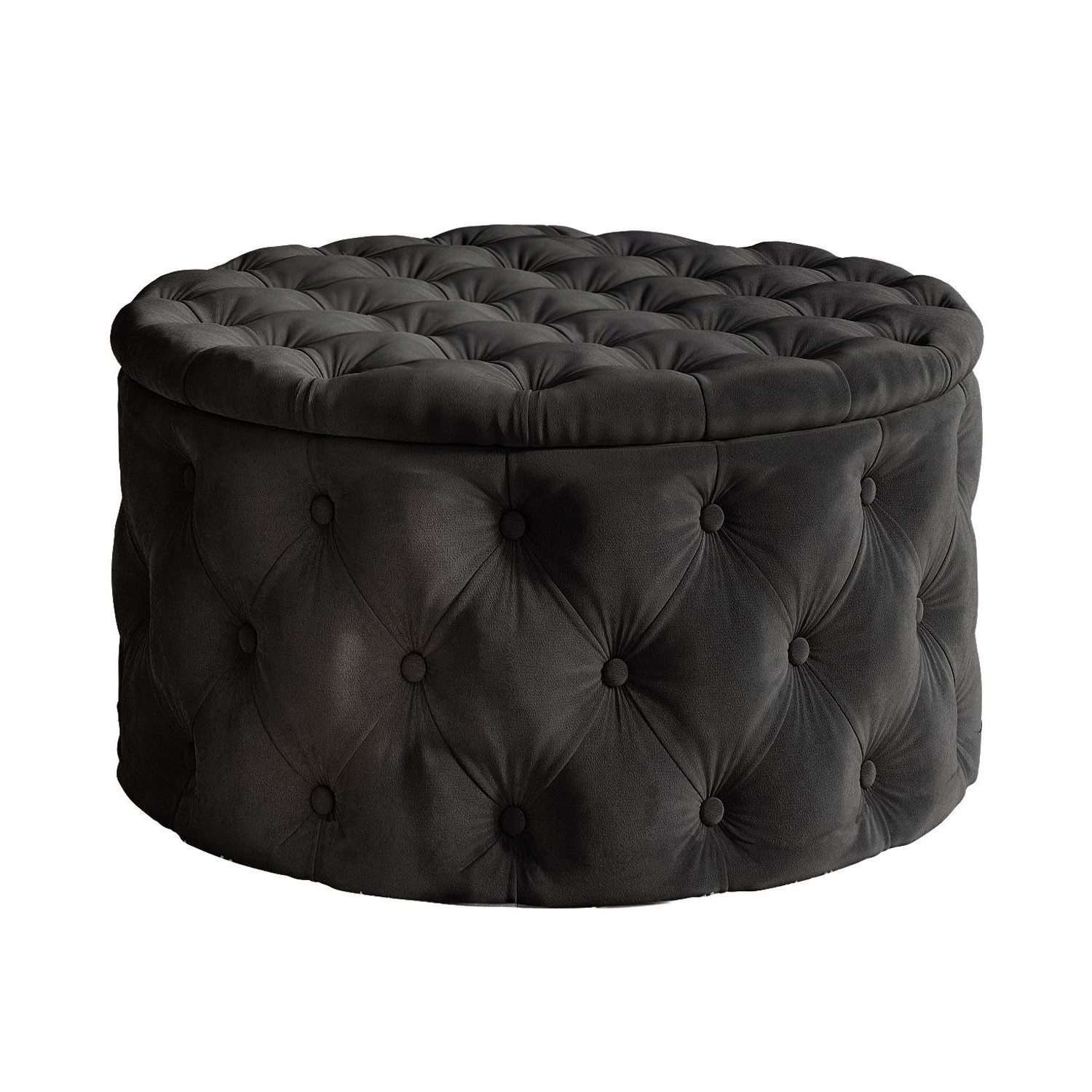 Lookway Hocker CHESTERFIELD runder gesteppter mit günstig online kaufen