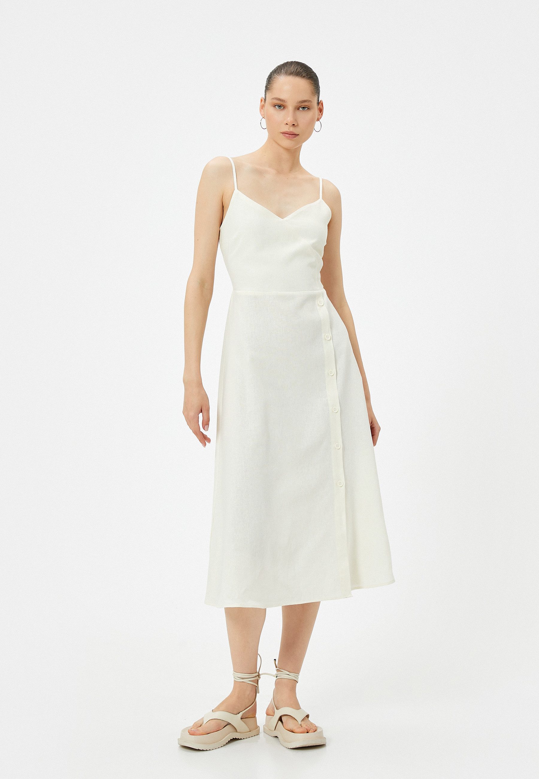 Midikleid Midi Länge Fit & Flare Kleid