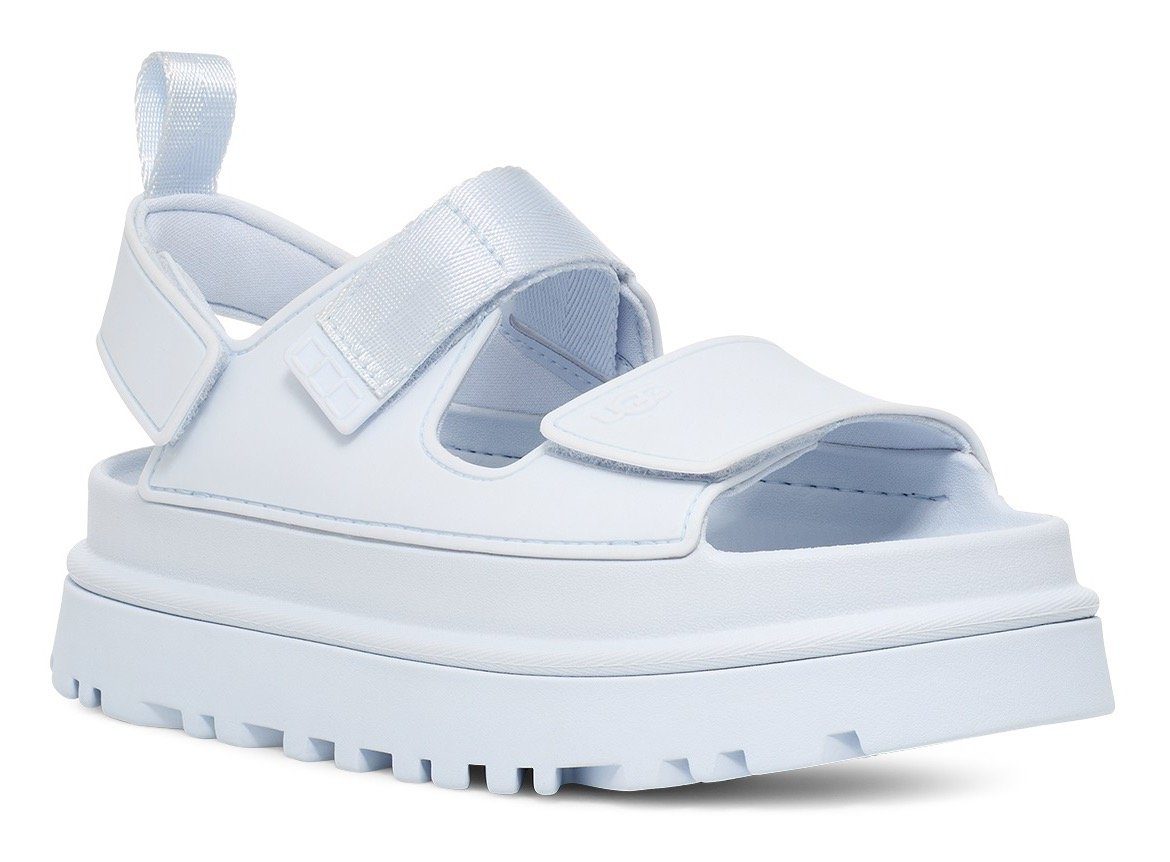 UGG GOLDENGLOW Plateausandale, Sommerschuh, Strandschuh, Plateausandale mit Klettverschlüsse