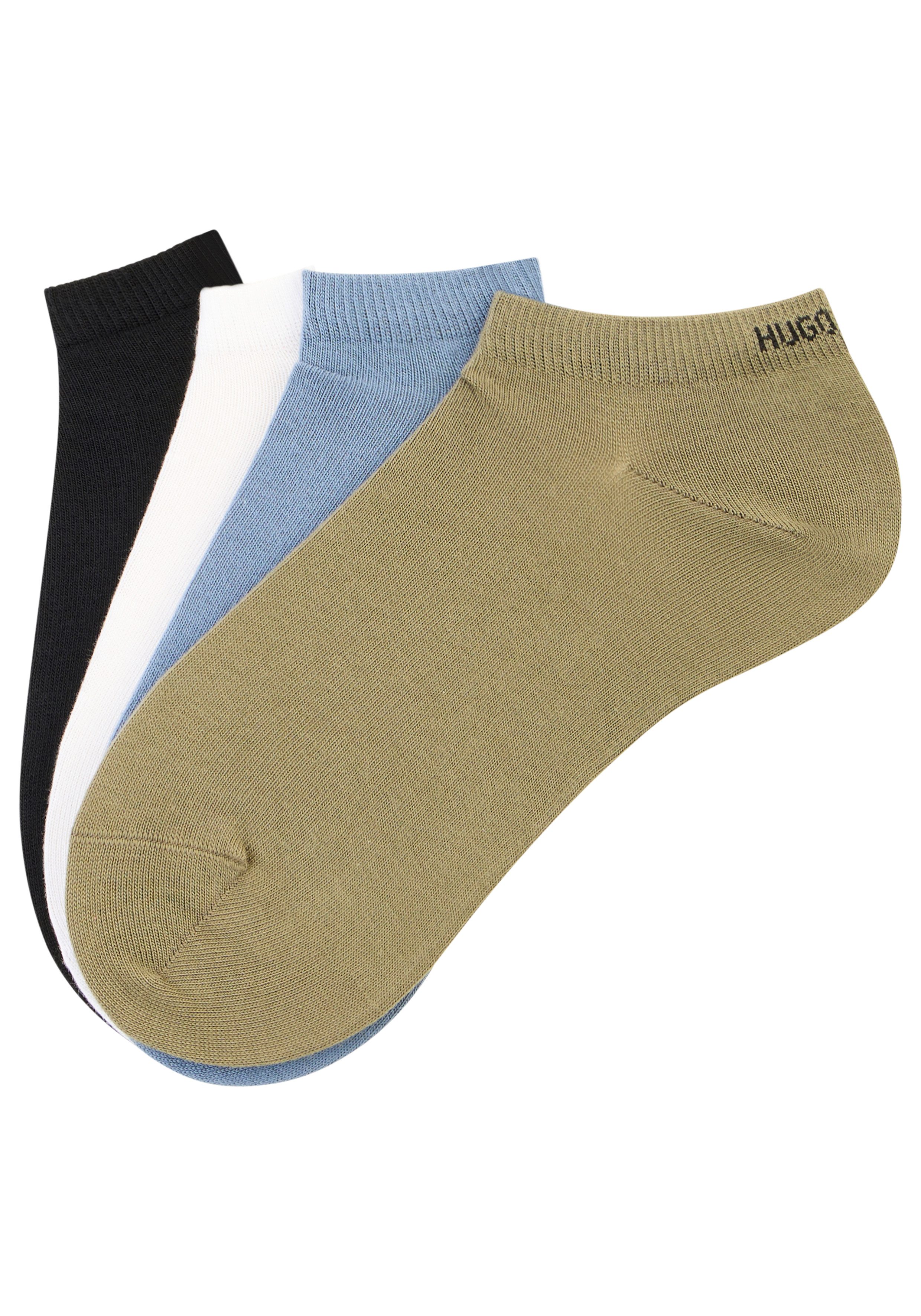 HUGO Freizeitsocken 6P AS UNI CC 1026 (Packung, 6-Paar, 6er-Pack) mit HUGO-Logoschriftzügen