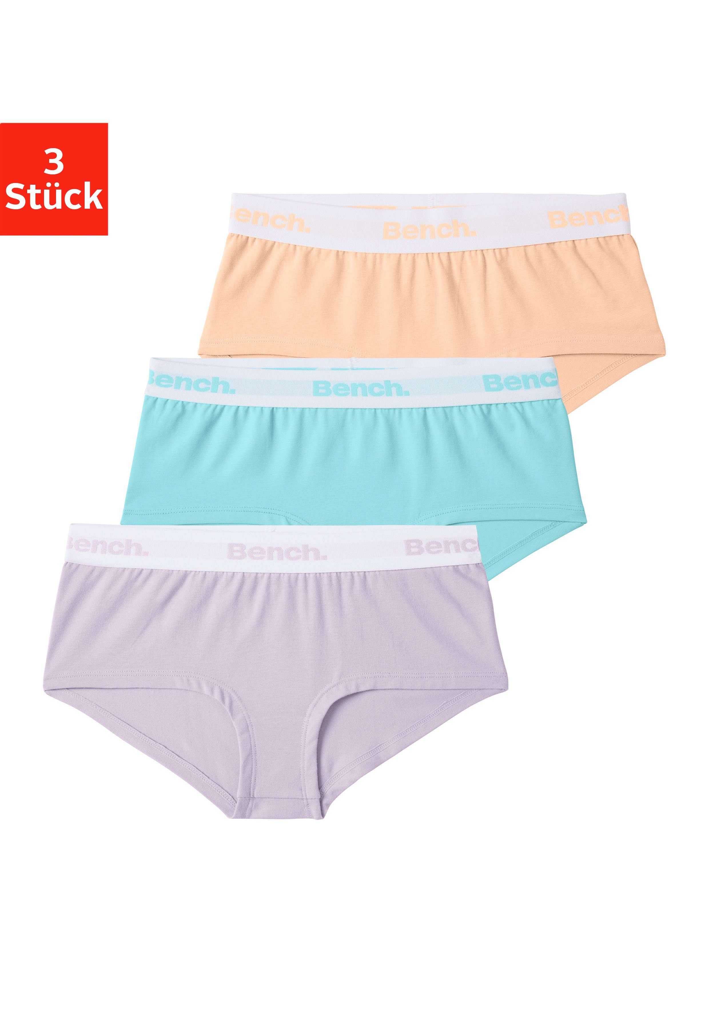 mit mint Logo-Webbund / Bench. lila Panty 3-St) peach (Packung, /