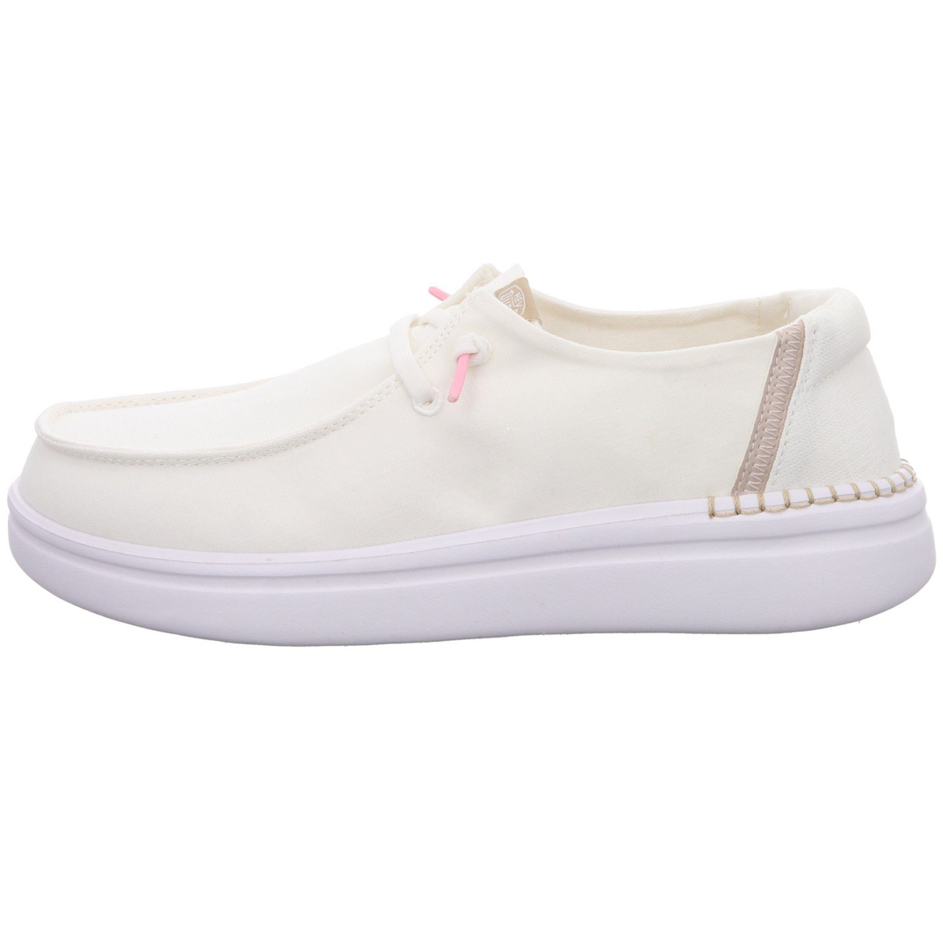 Hey Dude Rise Damen Schuhe white Slipper Slipper spark Textil Wendy Slipper