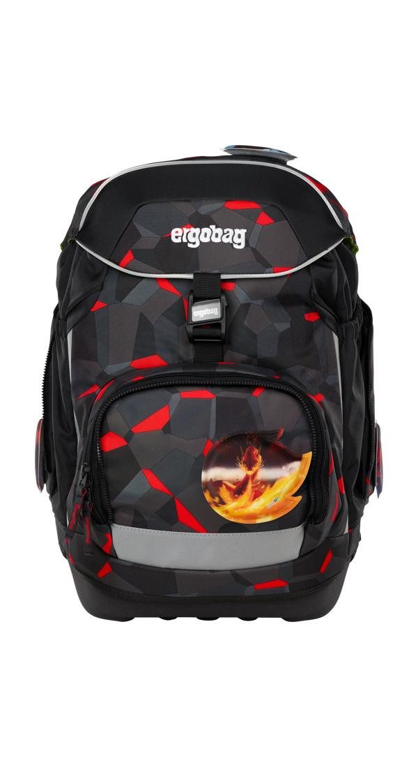ergobag Schulranzen pack Set (6-tlg., 6-teiliges Set), größenverstellbares Rückensystem