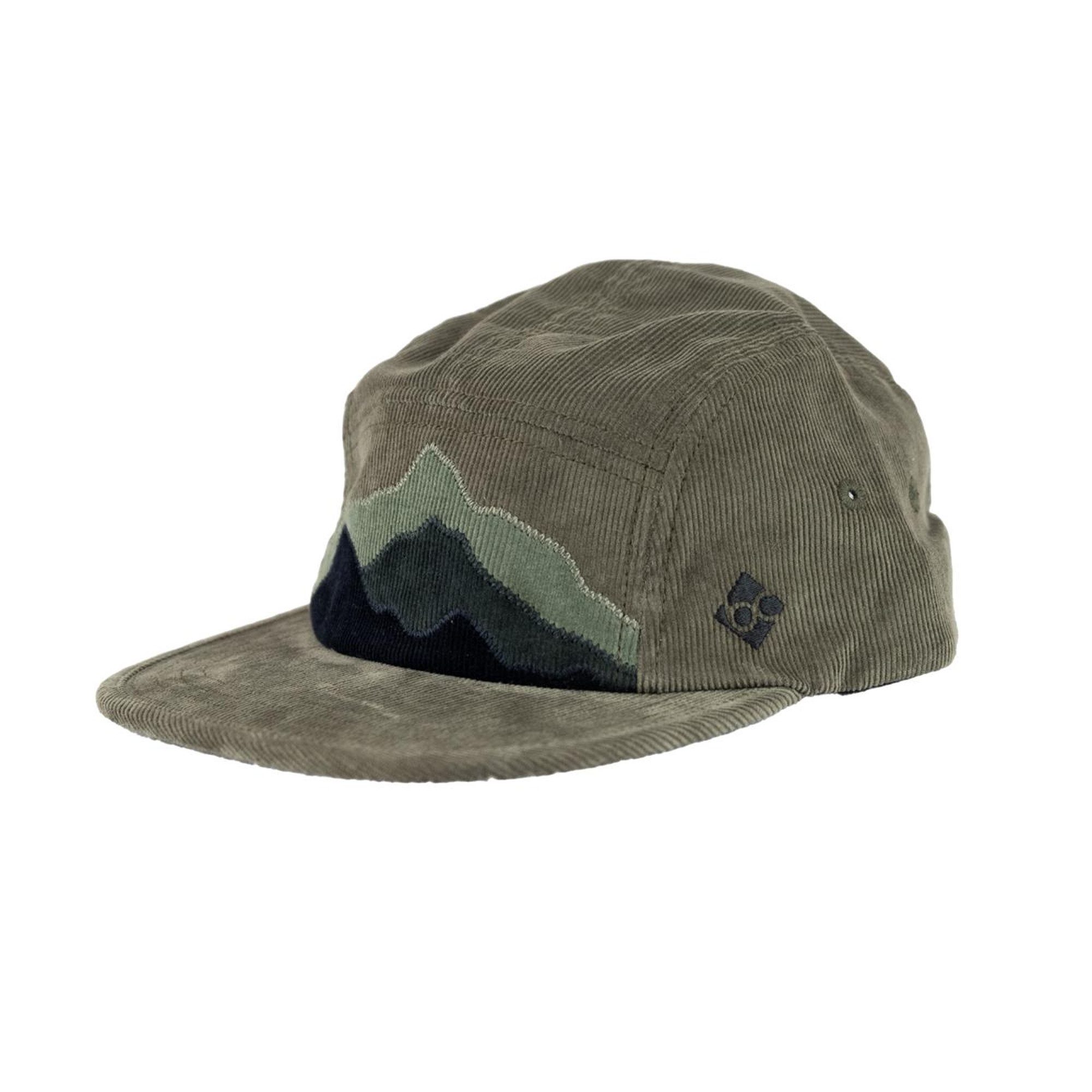 Bavarian Caps Flat Cap Bavarian Caps "Alpennebel" - dunkelgrau (5-Panel Hat) (Basecap, 5 Panel Cap, Basecap)