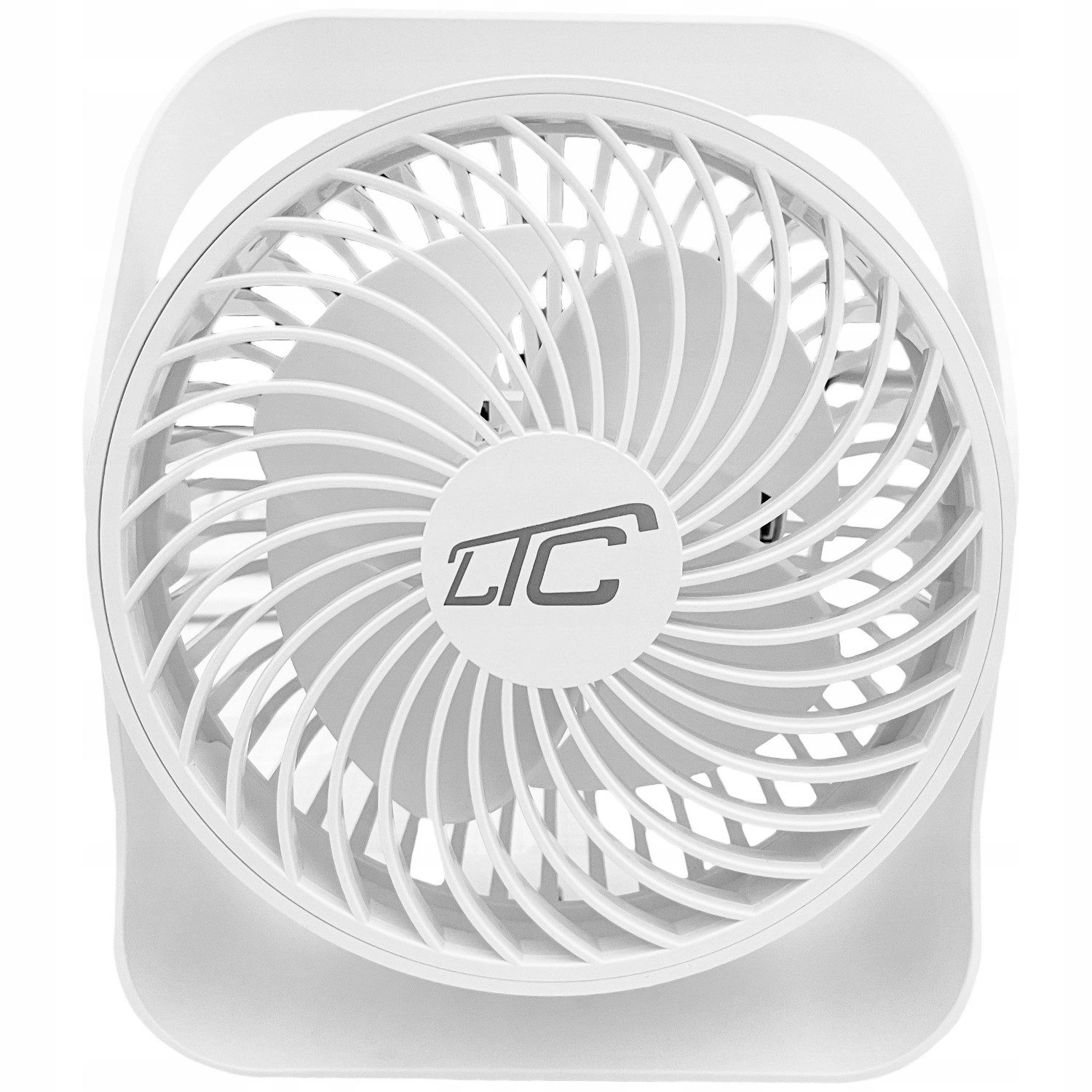 LTC Tischventilator LXWB16 Kabelloser Tischventilator 4 Geschwindigkeiten 5W, Desktop-Lüfter 2000 mAh Akku