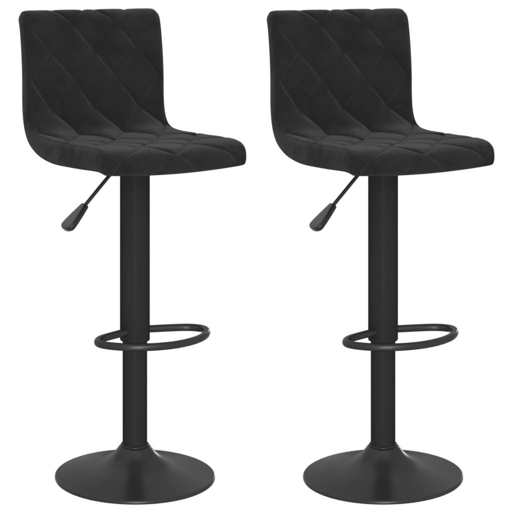 vidaXL Barhocker Barhocker 2 Stk. Schwarz günstig online kaufen