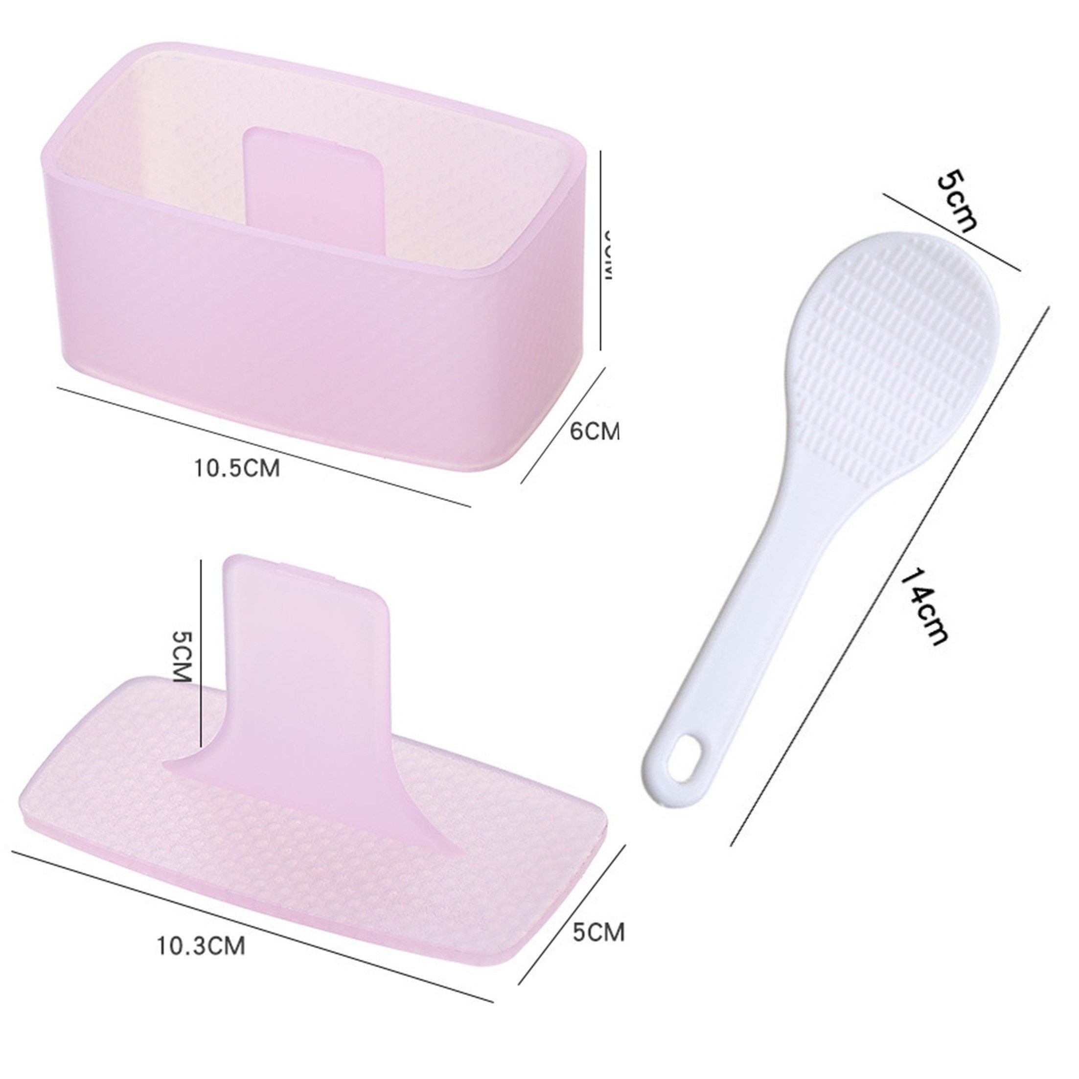 KINSI Sushi-Roller Sushi Form Set 5-teilig - Mehrschichtige Reisform für Sushi Kugeln, (5-tlg), DIY Sushi Maker für Bento Box