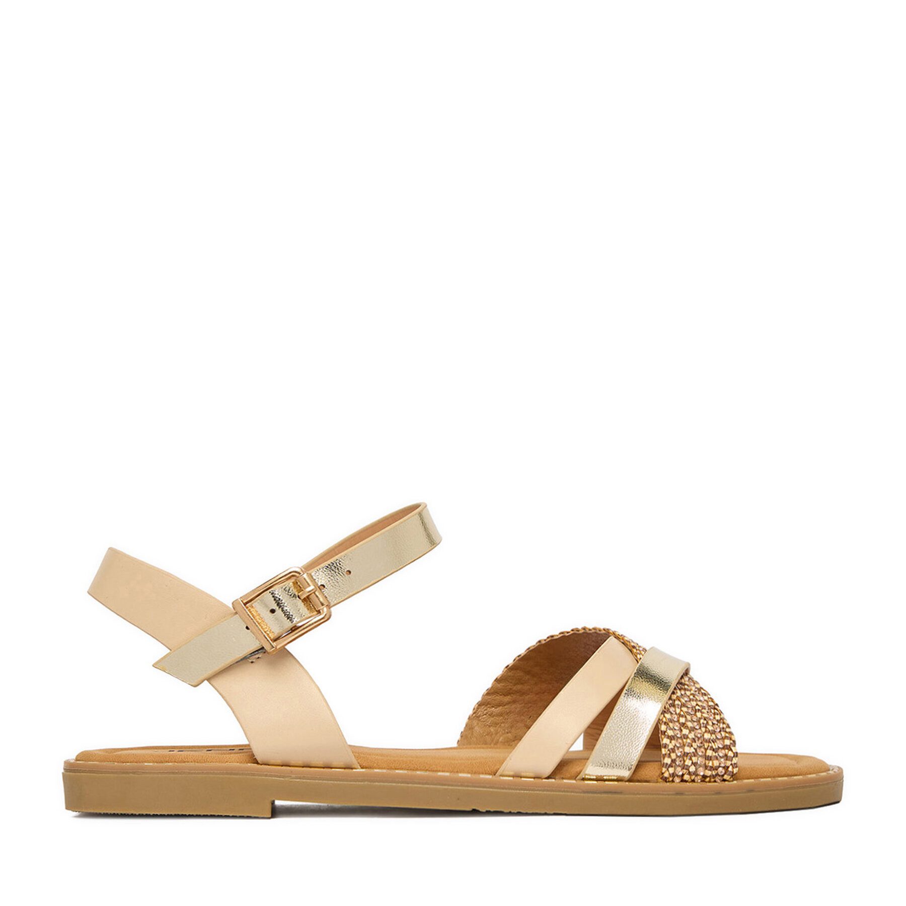 Jenny Jenny Damen-Sandalen Gold Sandale