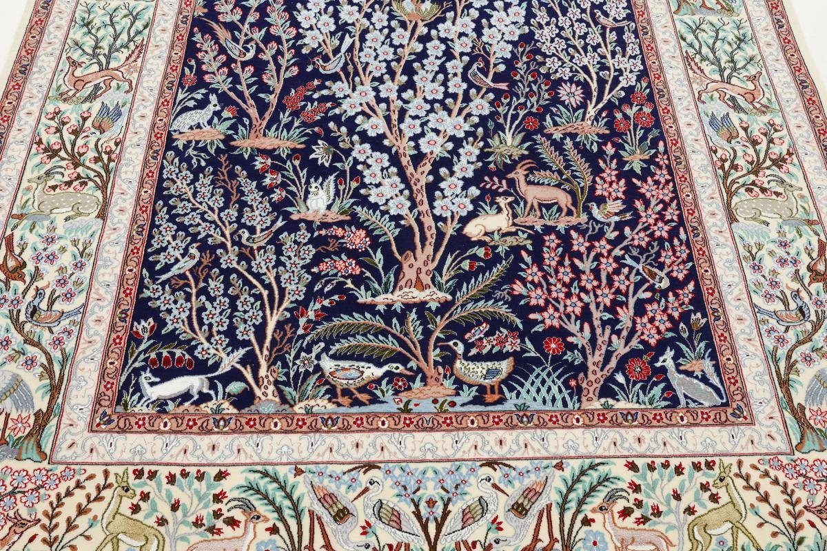 Orientteppich Isfahan Handgeknüpfter rechteckig, 6 Orientteppich, mm Trading, Nain 161x236 Seidenkette Höhe