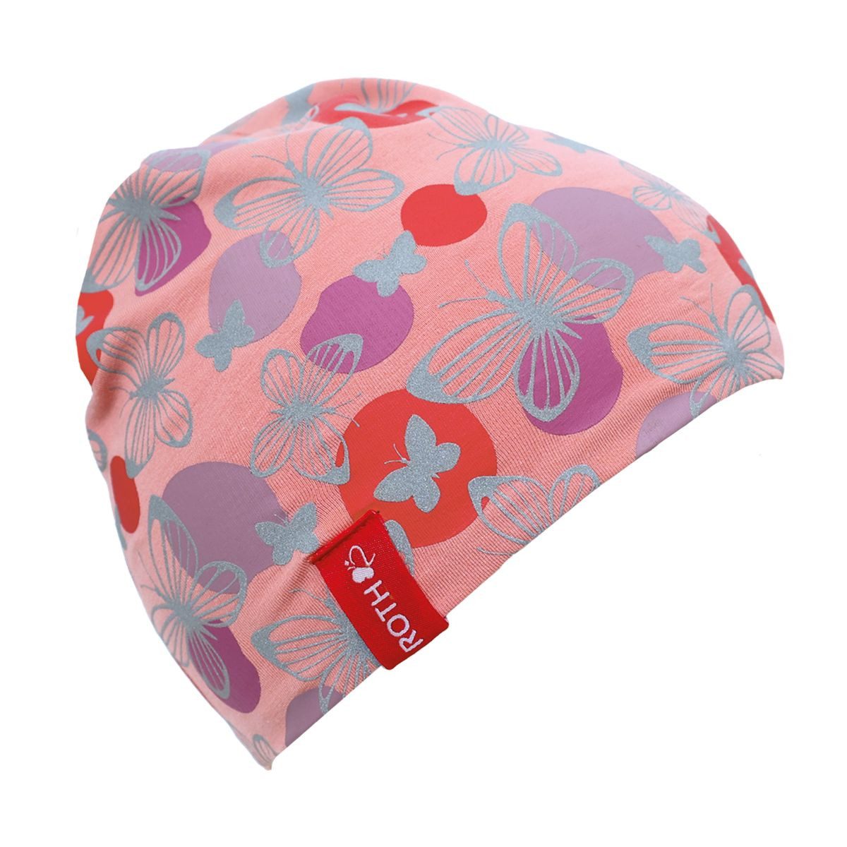 Beanie Roth Beanie ReflActions Schmetterling Jersey