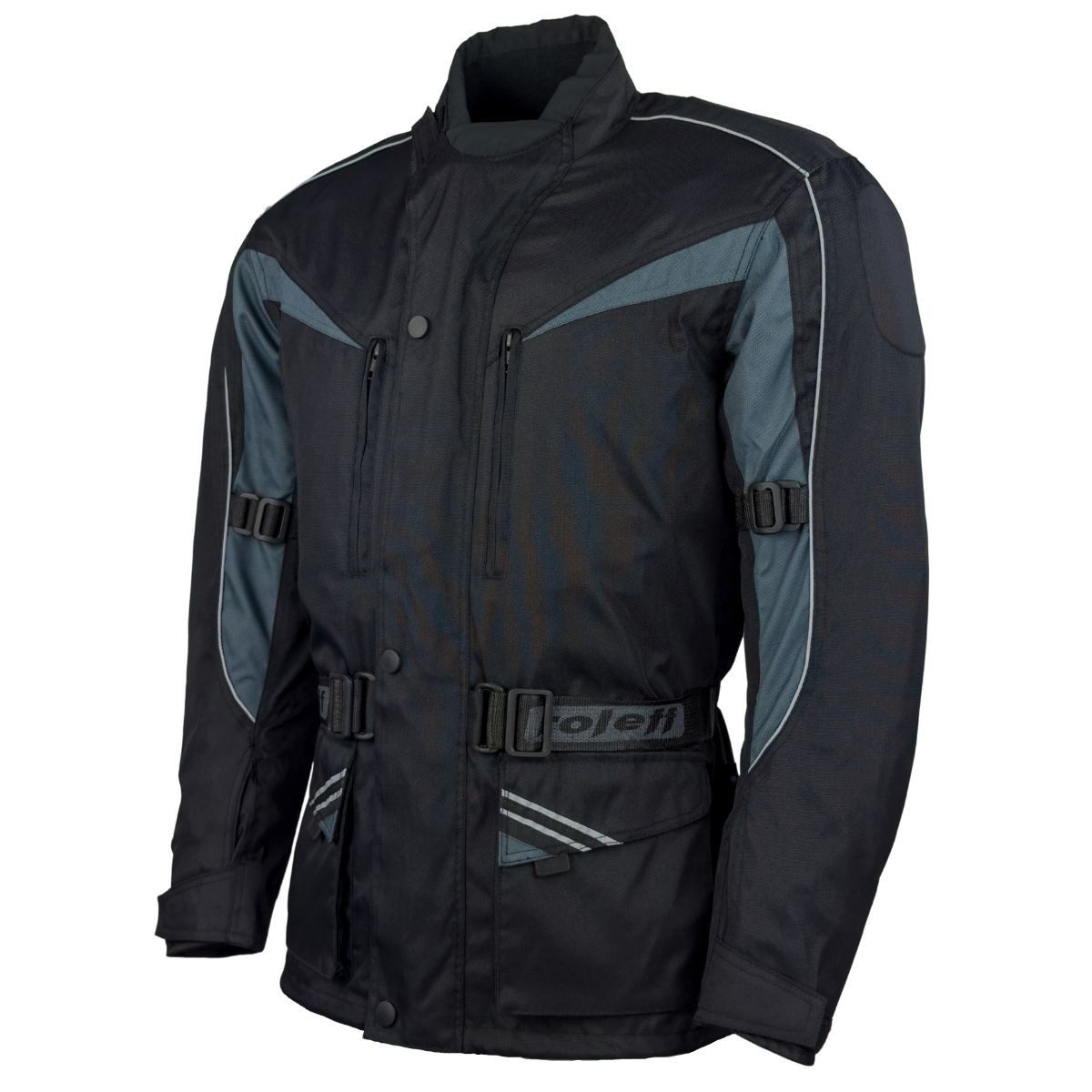 roleff Motorradjacke RO10003 - Schwarz/Grau, wasserdicht, atmungsaktiv & mi günstig online kaufen