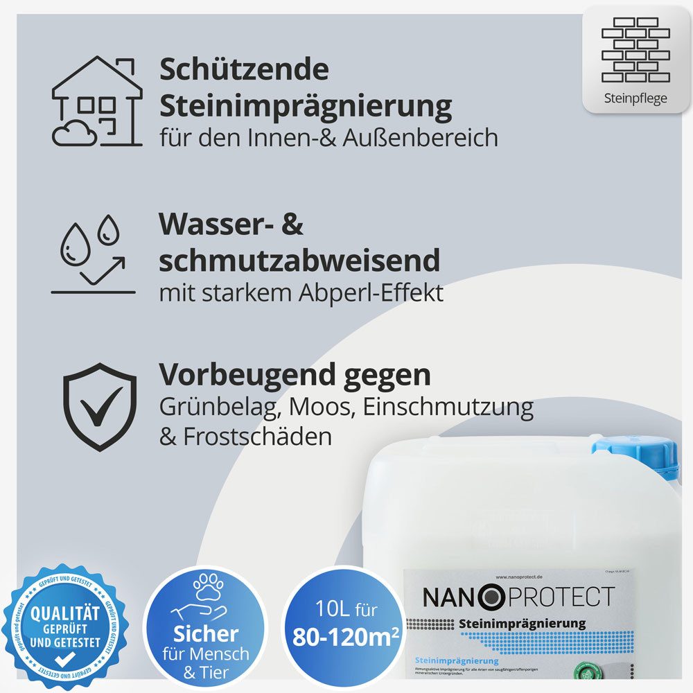 Nanoprotect Steinimprägnierung Naturstein-Imprägnierung (Steinimprägnierung günstig online kaufen