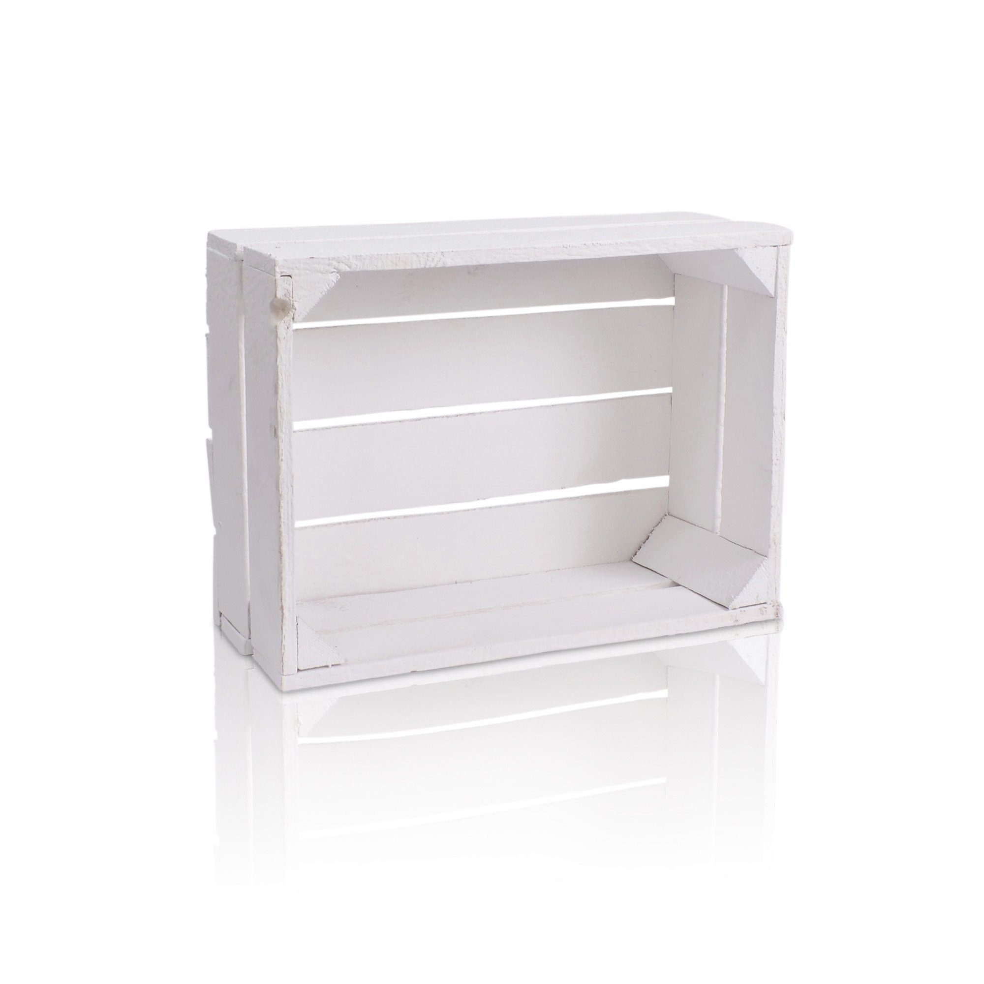 CHICCIE Holzkiste Regale Weiß 38x28x15cm - günstig online kaufen