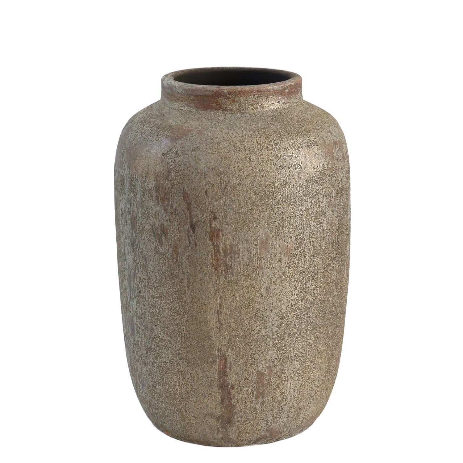 CreaFlor Home Bodenvase Avion, Farbe: Braun, Höhe: 30cm