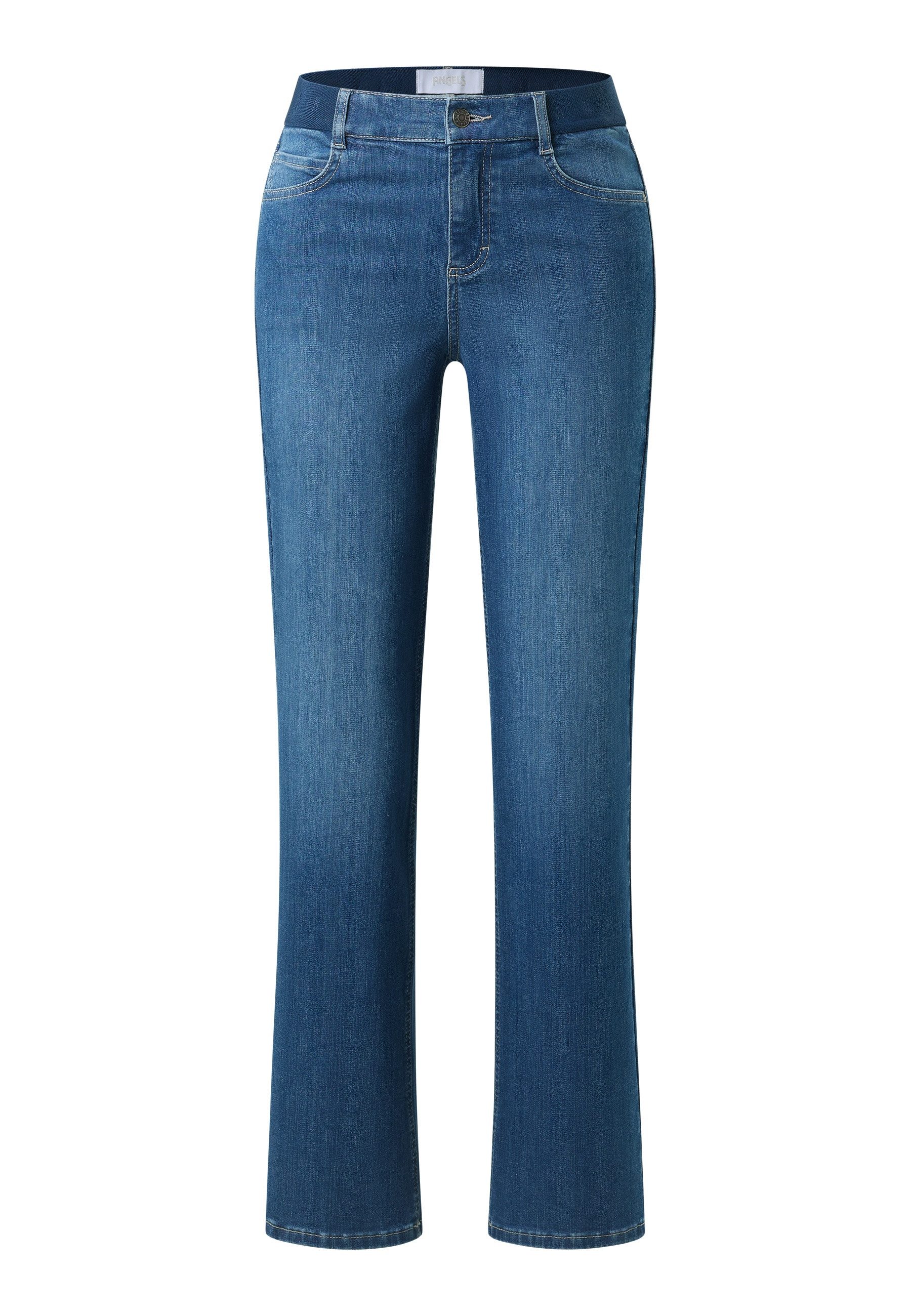ANGELS 5-Pocket-Jeans L. SPORTY weite Passform, mit Gürtelschlaufen, 1-Knopf-Form – Bild 5 von 5