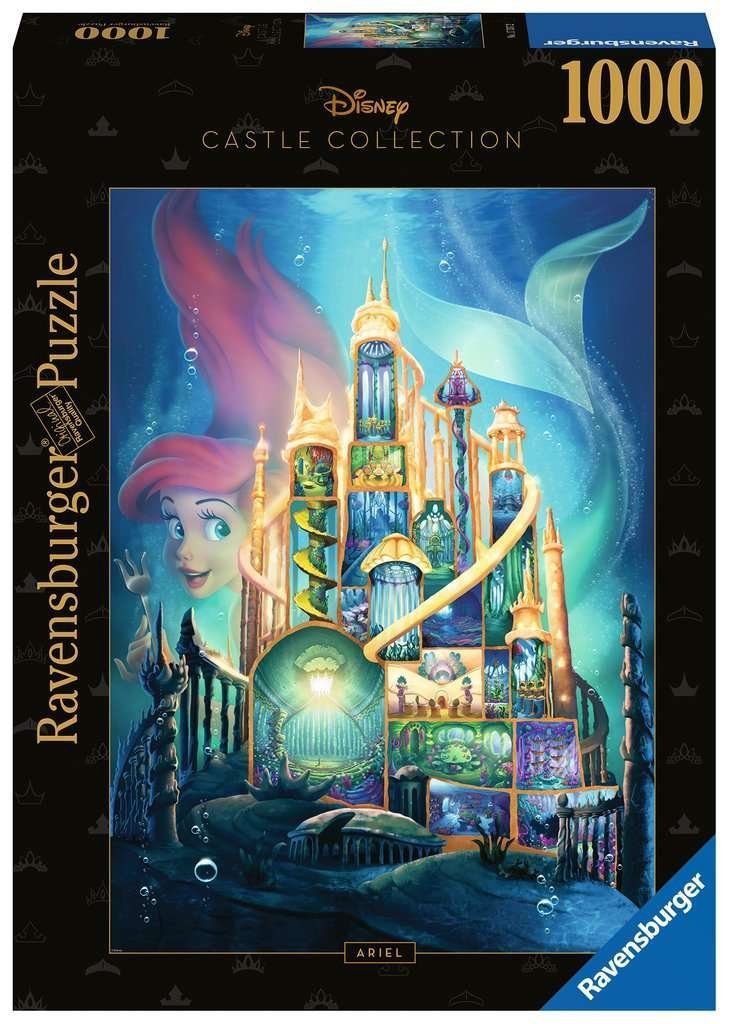 Ravensburger Пазлы Ravensburger 17337 Disney Castles: Arielle 1000 Teile Пазлы, 1000 Пазлыteile, Made in Europe