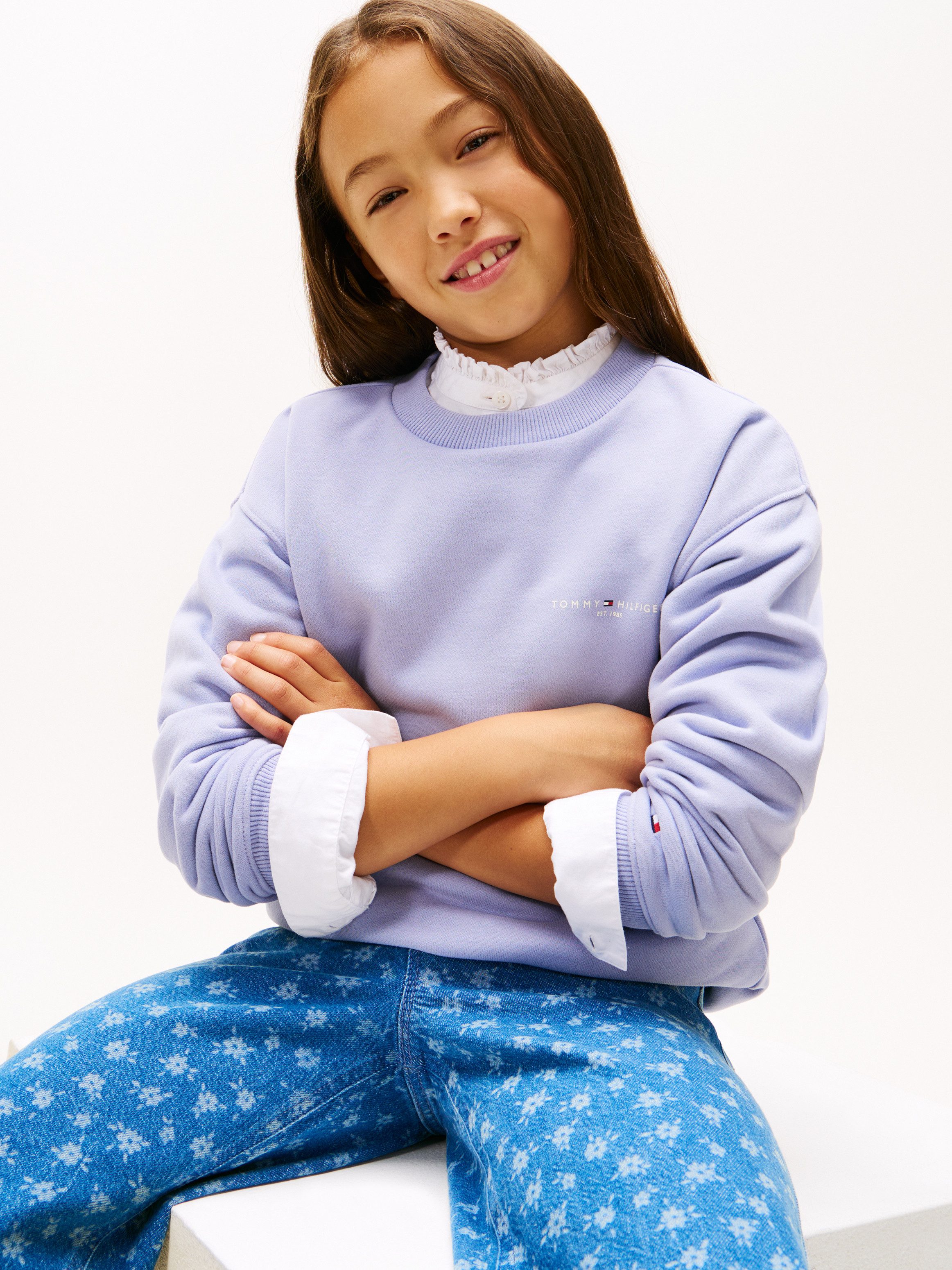 Tommy Hilfiger Sweatshirt Regular fit, für Kinder bis 16 Jahre