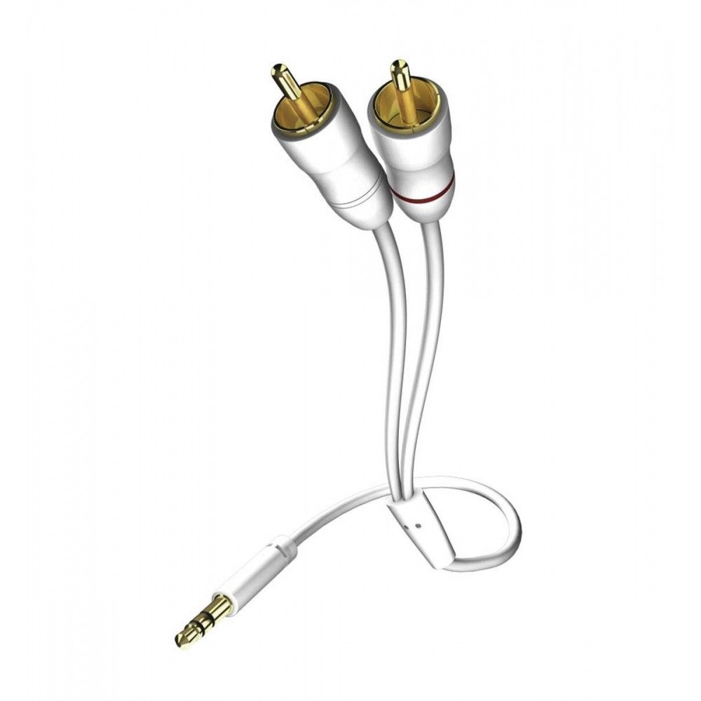 Inakustik Inakustik Star Audiokabel 1,5m 3,5mm Klinke auf 2x Cinch. Elektro-Kabel, 3,5mm Klinke auf 2x Cinch, 3,5mm Klinke auf 2x Cinch, Einzeln und Folien geschirmt