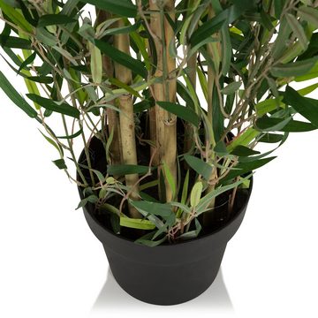 Kunstpflanze Kunstpflanze BAMBUS Kunststoff, Stoff Bambus, hjh OFFICE, Höhe 165.0 cm, Pflanze, Echtes Bambusrohr