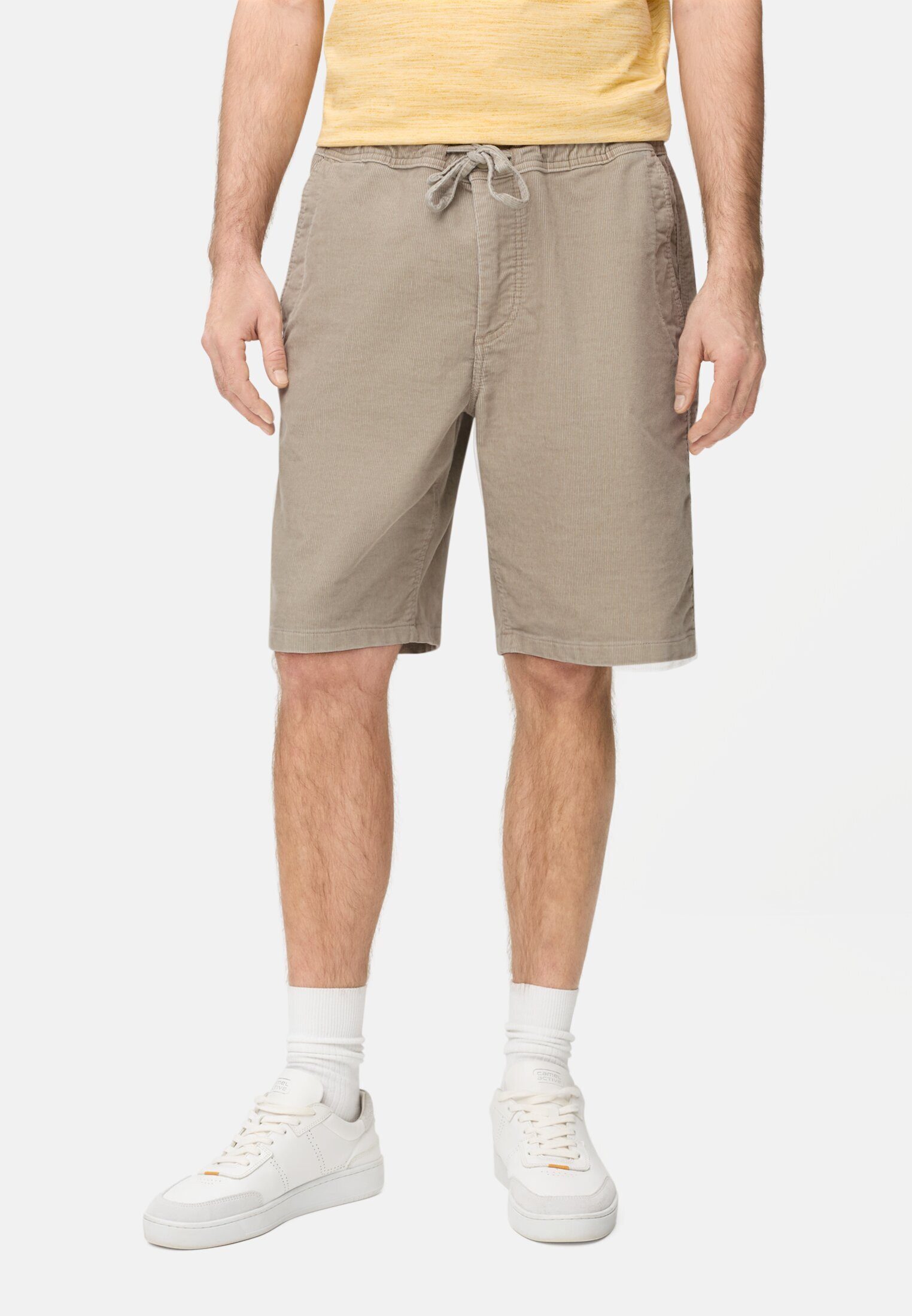 camel active Bermudas aus Cord im Relaxed Fit