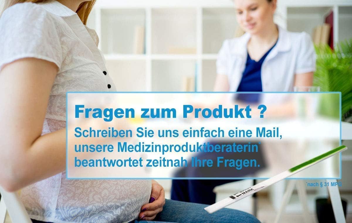One+Step Schwangerschaftstest ultraempfindlicher Schwangerschaftstest Urintest – Frühtest 10 miu/ml, 20-tlg., Frühtest 10 miu/ml – Bild 4 von 5