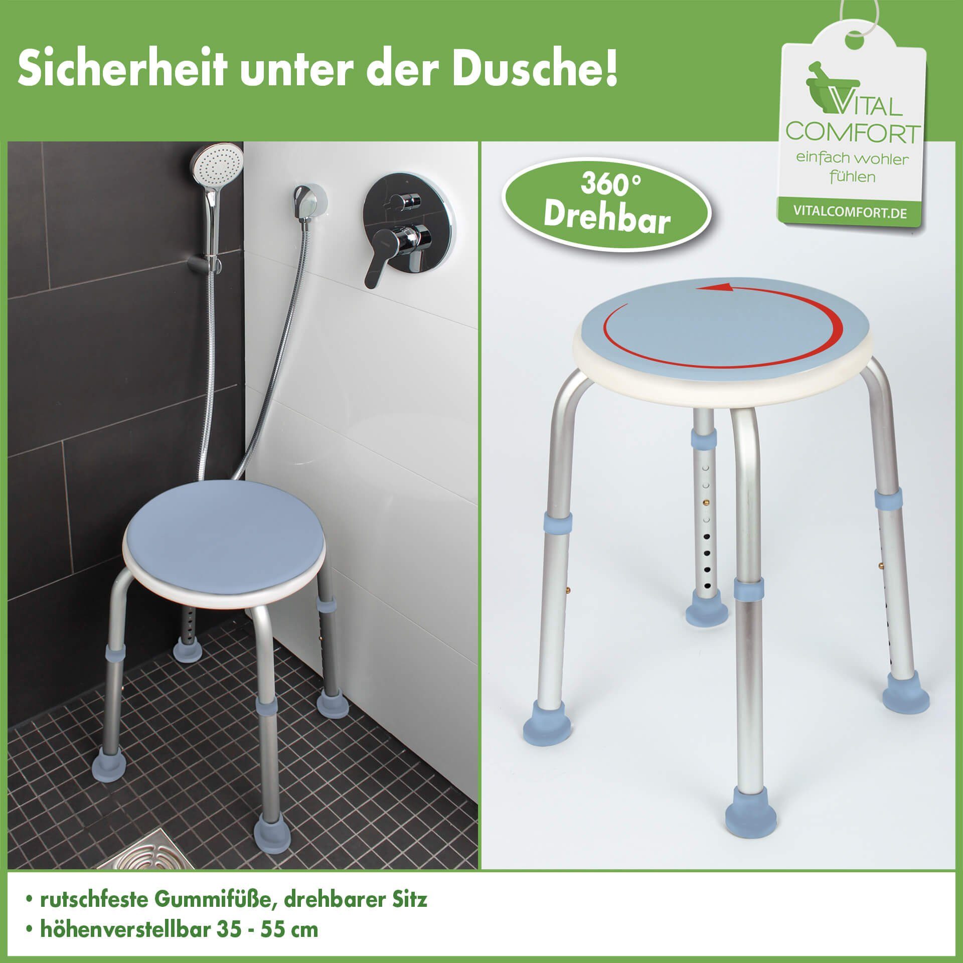 Vital Comfort Duschhocker