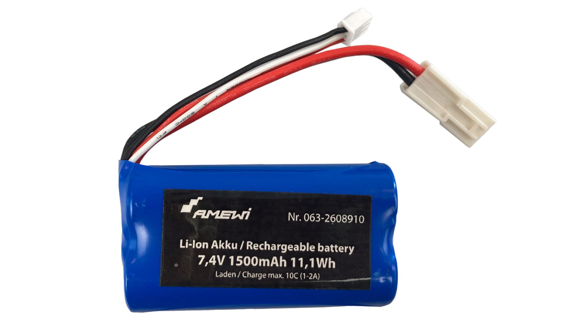 RC-Bagger Amewi LiIon Akku 2S 7,4V 1500mAh