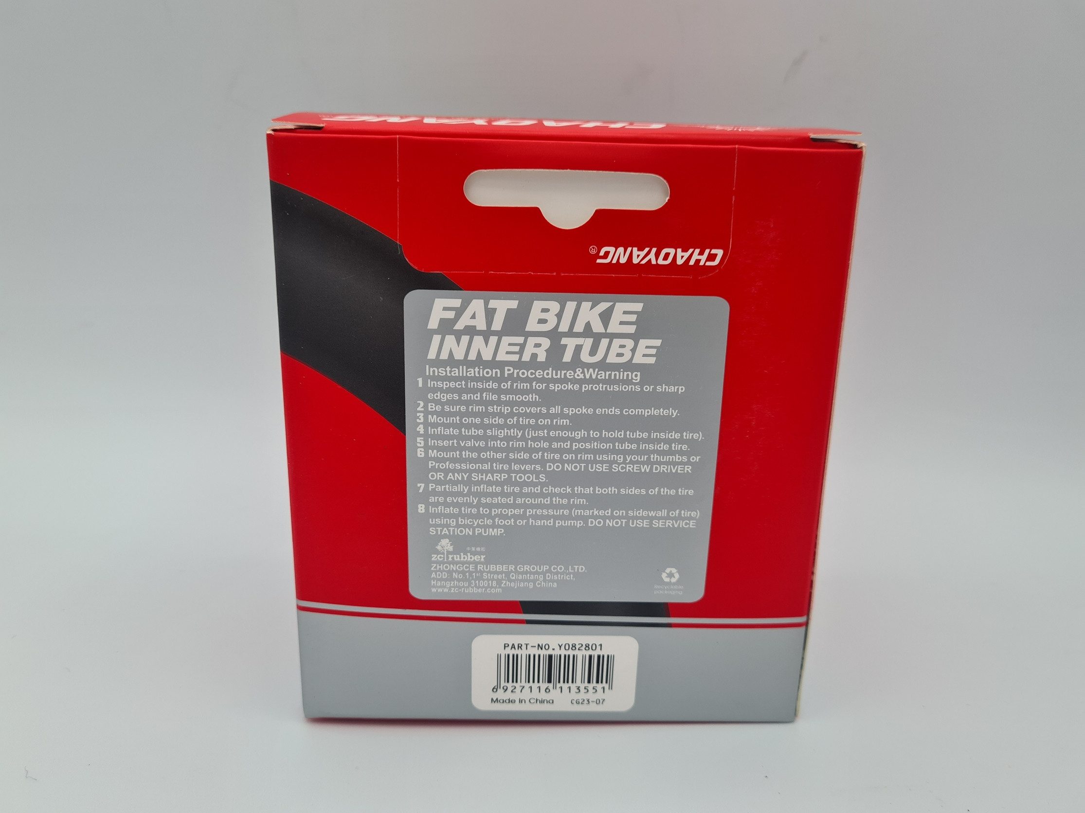 Chaoyang Fahrradschlauch 26 Zoll Fatbike Chaoyang Schlauch 26x4.0/4.90 100/120-559 AV Ventil, (1-St)