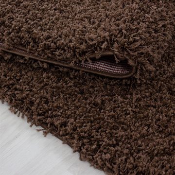 Hochflor-Teppich Teppich Shaggy Hochflorteppich Wohnzimmer Schlafzimmer Langflor, Miovani, Rechteckig, Höhe: 30 mm