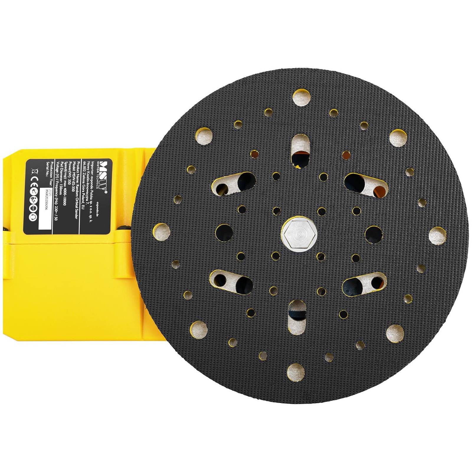 MSW Schwingschleifer Exzenterschleifer 150 mm Schleifmaschine 10000 U/min