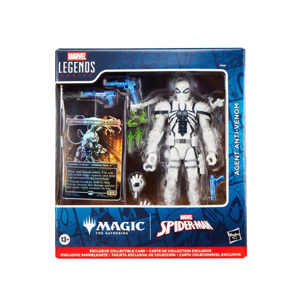 Hasbro Actionfigur Marvel Legends Magic: The Gathering Actionfigur Agent Anti-Venom (plus