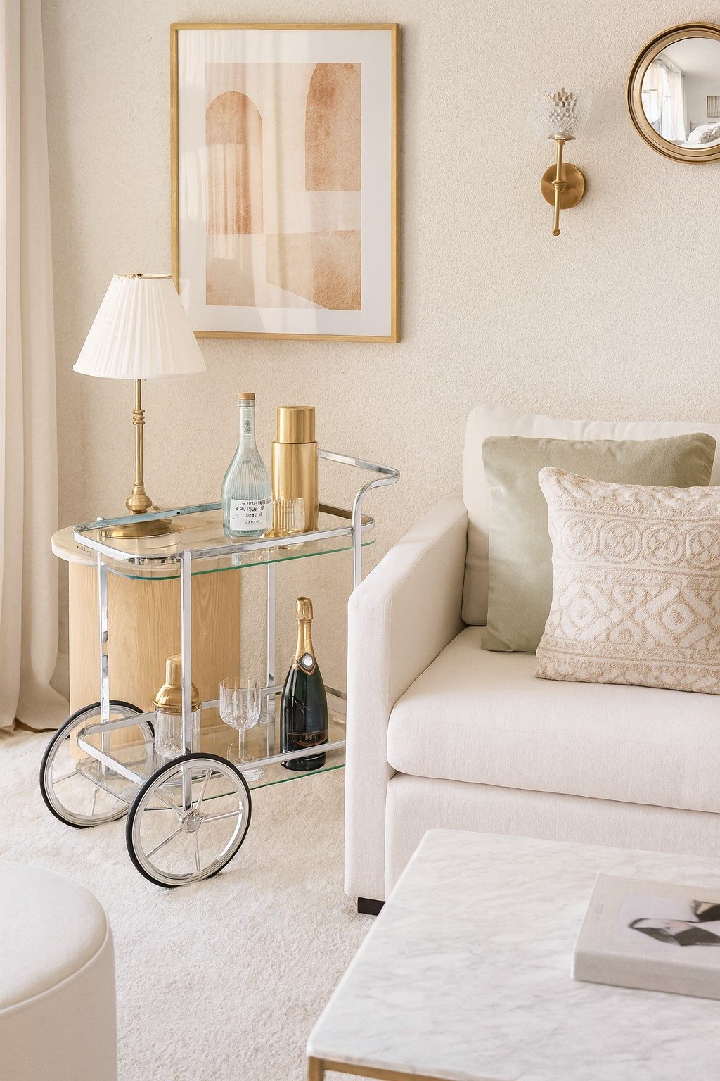 moebel-direkt-online Servierwagen Paula, (1 St), funktionell und praktisch