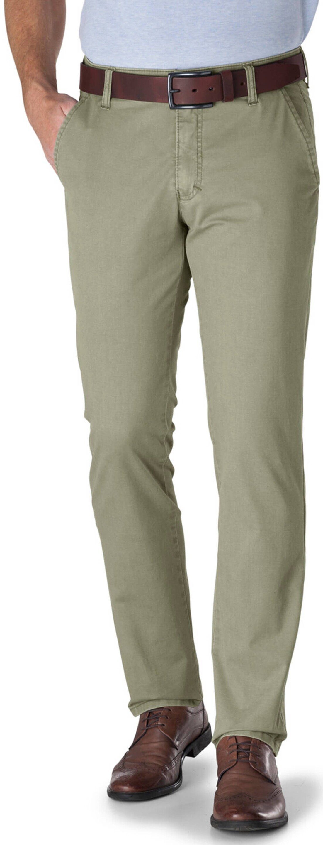 Club of Comfort Stoffhose Coolmax-Hose khaki High Stretch