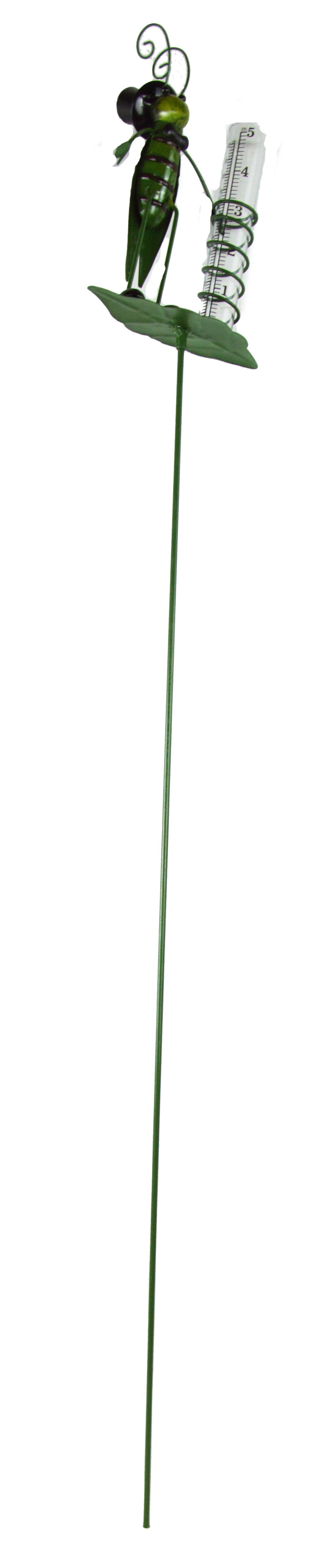 Holzwurm GmbH Regenmesser Grashüpfer Regenmesser (Regenmesser Grashüpfer, inkl. Glas, Höhe ca. 90 cm)