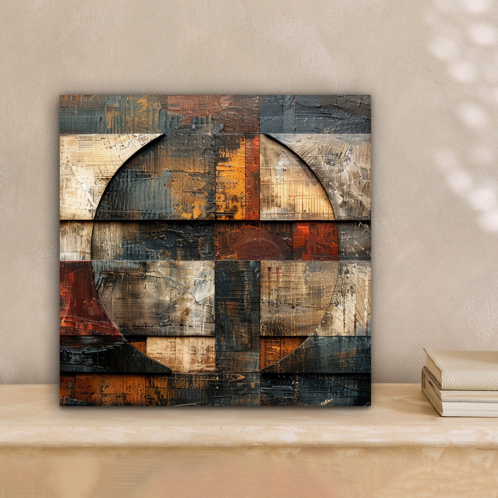 OneMillionCanvasses® Leinwandbild Kunst - Braun - günstig online kaufen