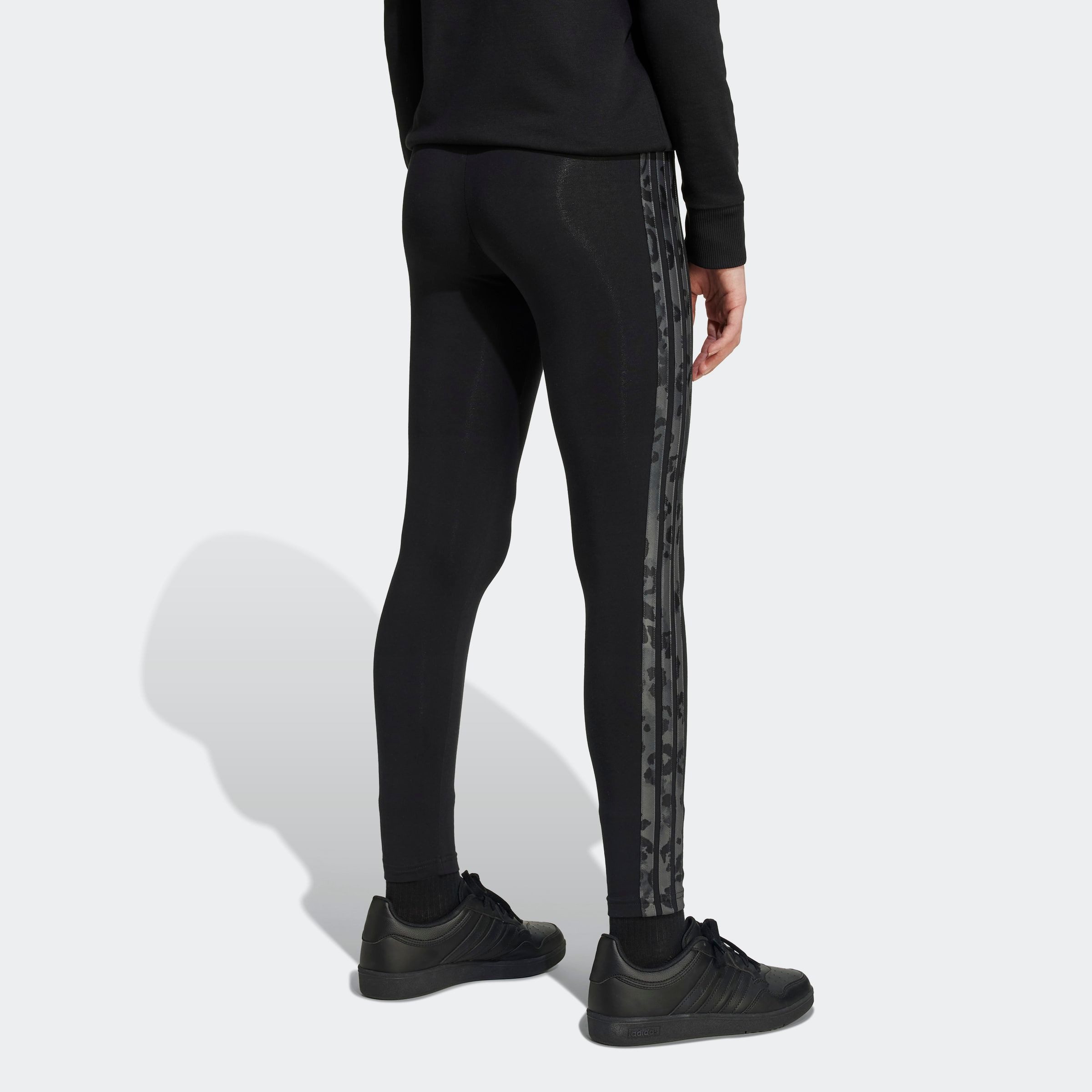 adidas Sportswear Leggings ADIDAS GIRLS ANIMAL 3-STRIPES SINGLE JERSEY KIDS sportlicher Stil, weiches Material, bequeme Passform