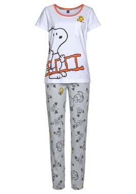 PEANUTS Pyjama (2 tlg) mit Snoopy und Woodstock Druck