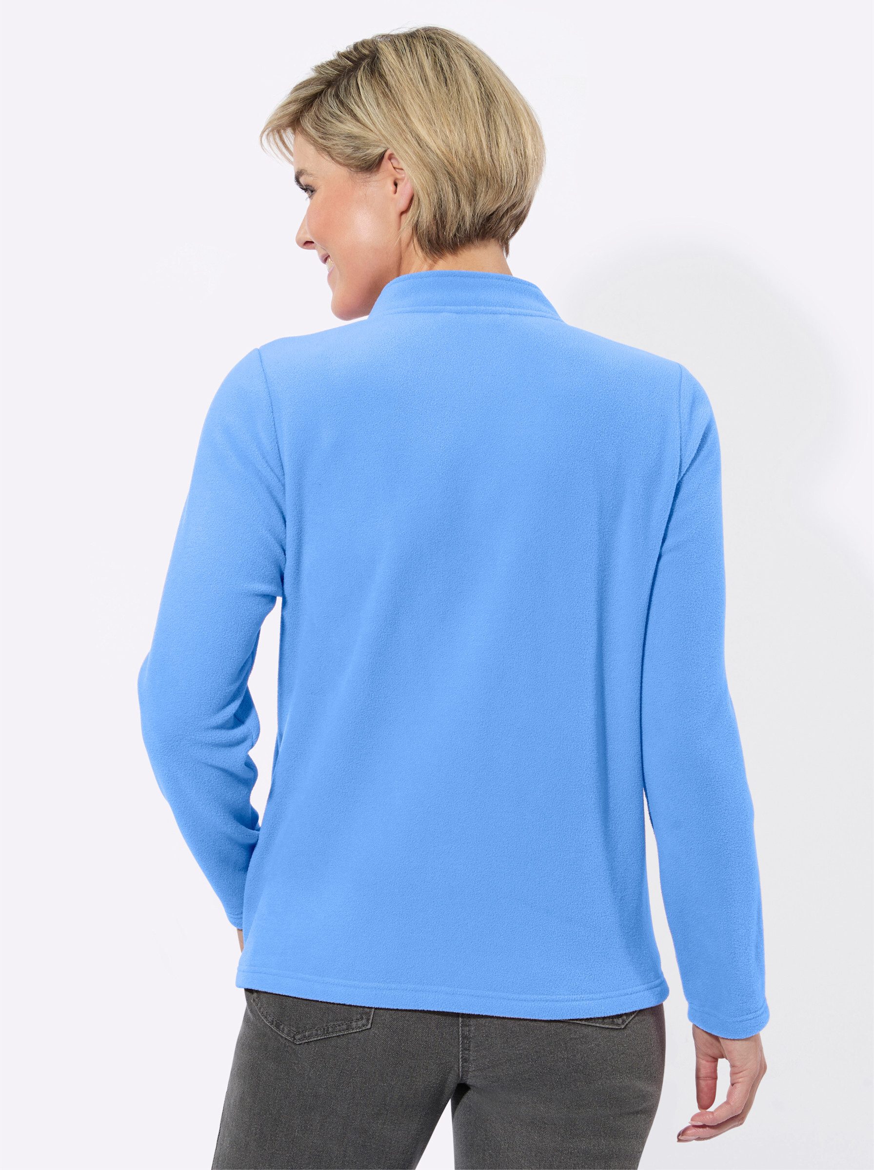 Witt Fleeceshirt Fleece-Shirt Langarm Länge ca. 66 cm