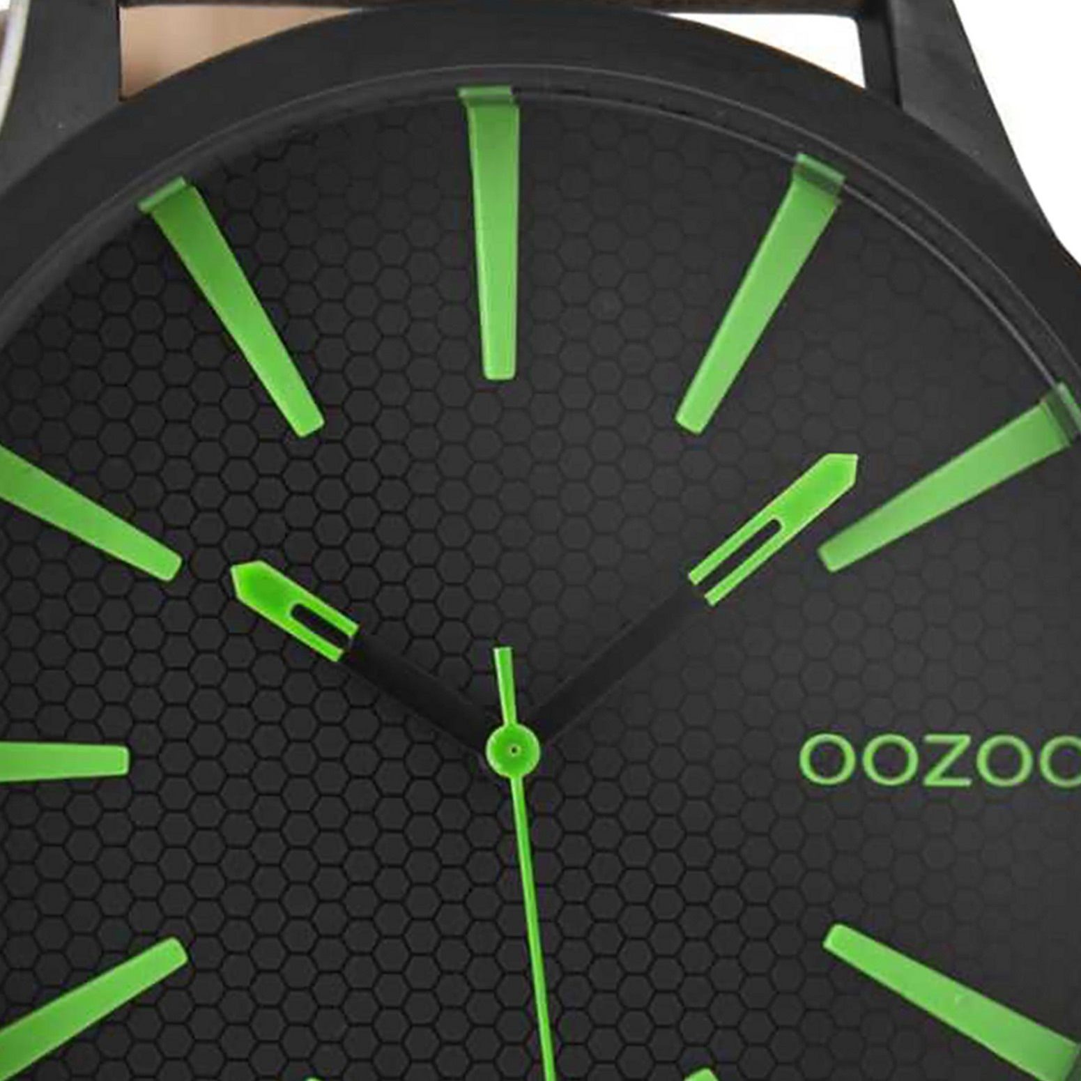 OOZOO Quarzuhr Oozoo Herren Armbanduhr braun, Herrenuhr rund, extra groß  (ca. 50mm) Lederarmband, Fashion-Style