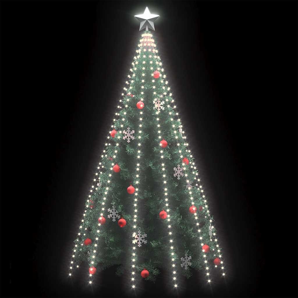 vidaXL Lichterschlauch Weihnachtsbaum-Beleuchtung 500 LEDs Kaltweiß 500 cm