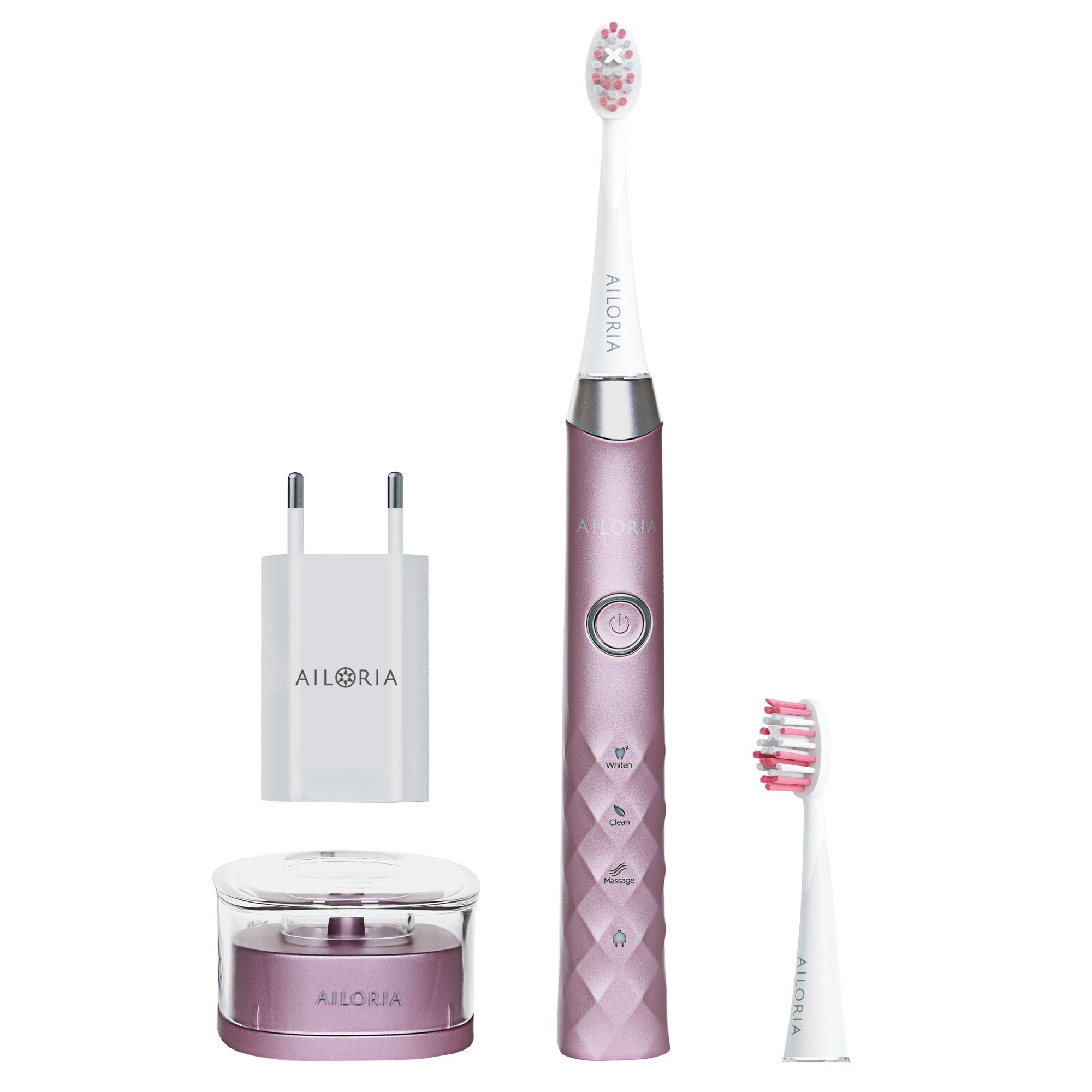 AILORIA Schallzahnbürste SHINE BRIGHT, Easy-Start-Programm