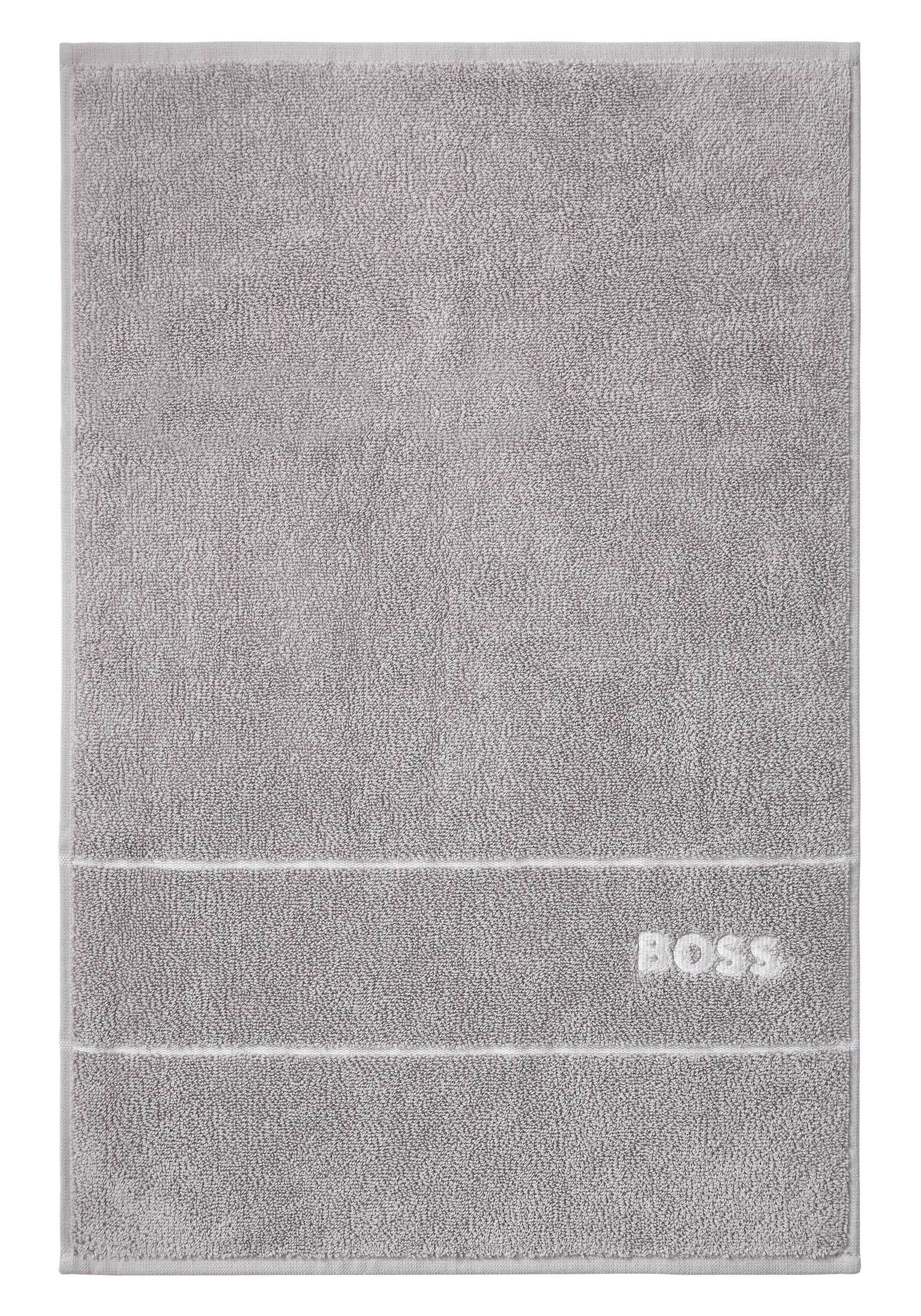 Hugo Boss Home Gästehandtücher PLAIN (2tlg), 100% Baumwolle, mit modernem  Design