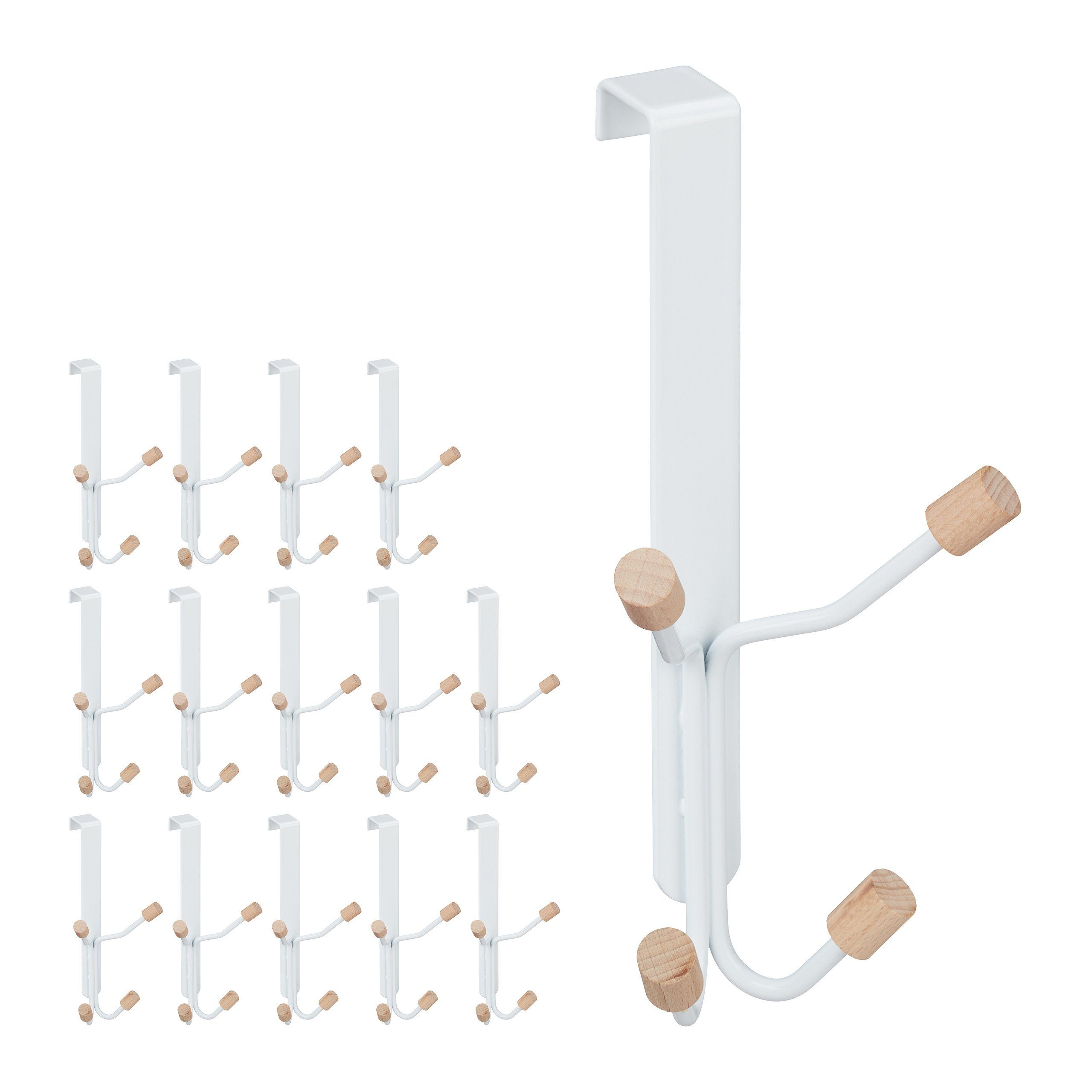 Türhaken 15 x Türhaken vierfach