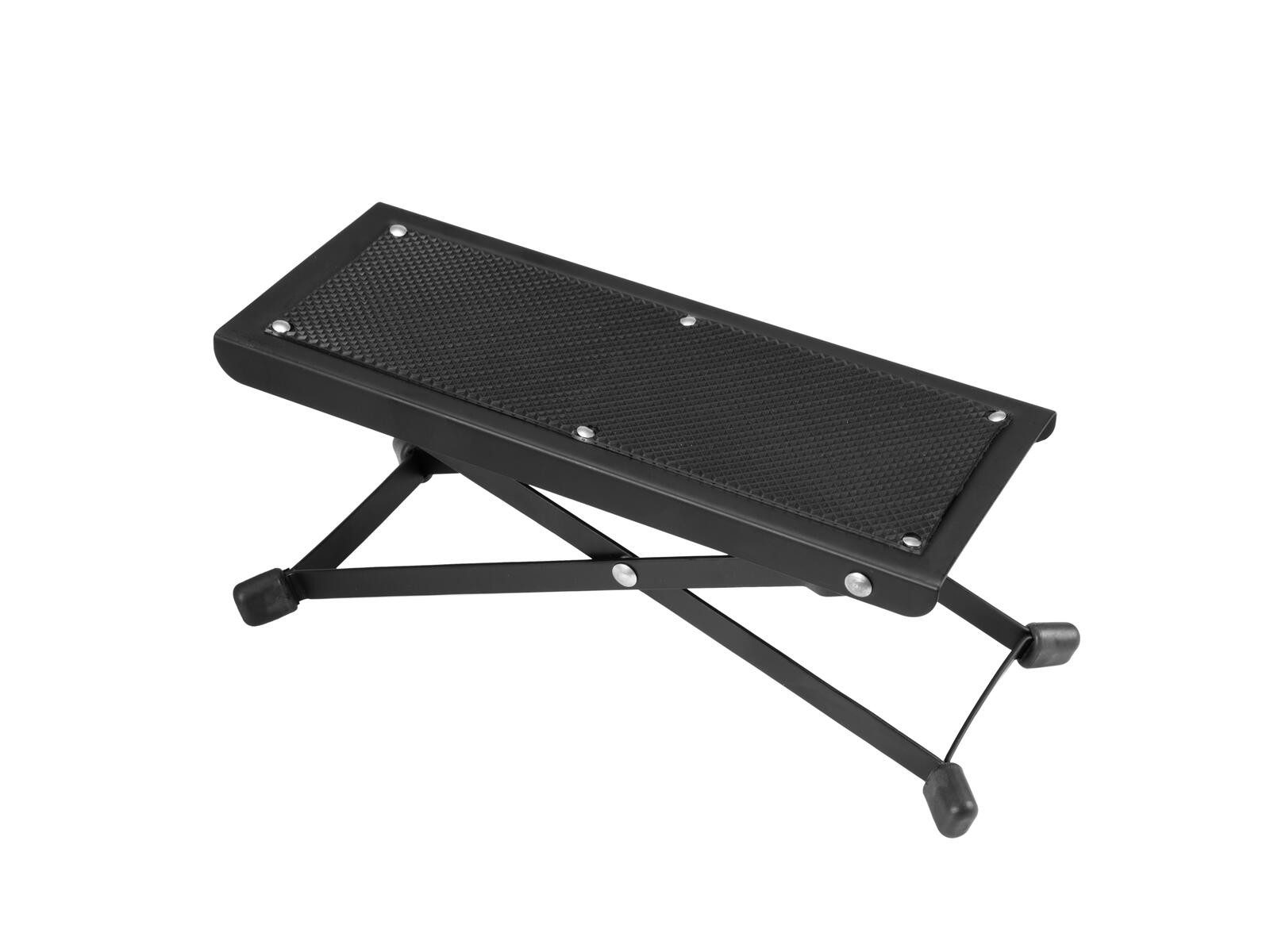 Gitarrenmechanik-Set DIMAVERY Gitarrenfußbank, schwarz