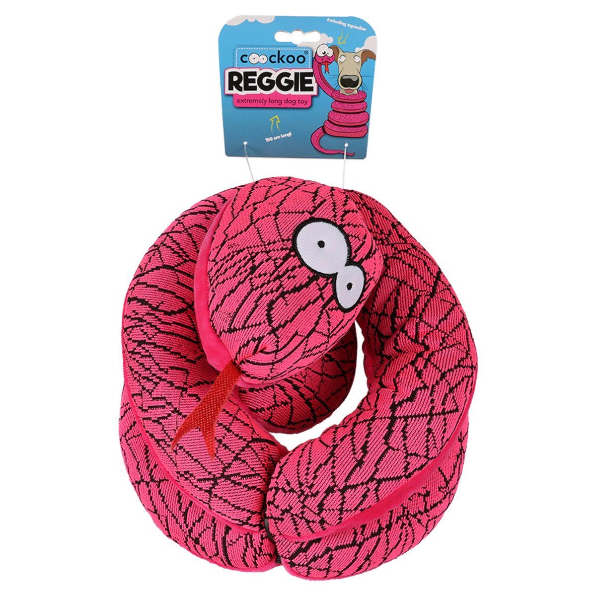 Coockoo Tierkuscheltier Hundespielzeug Reggie rosa günstig online kaufen